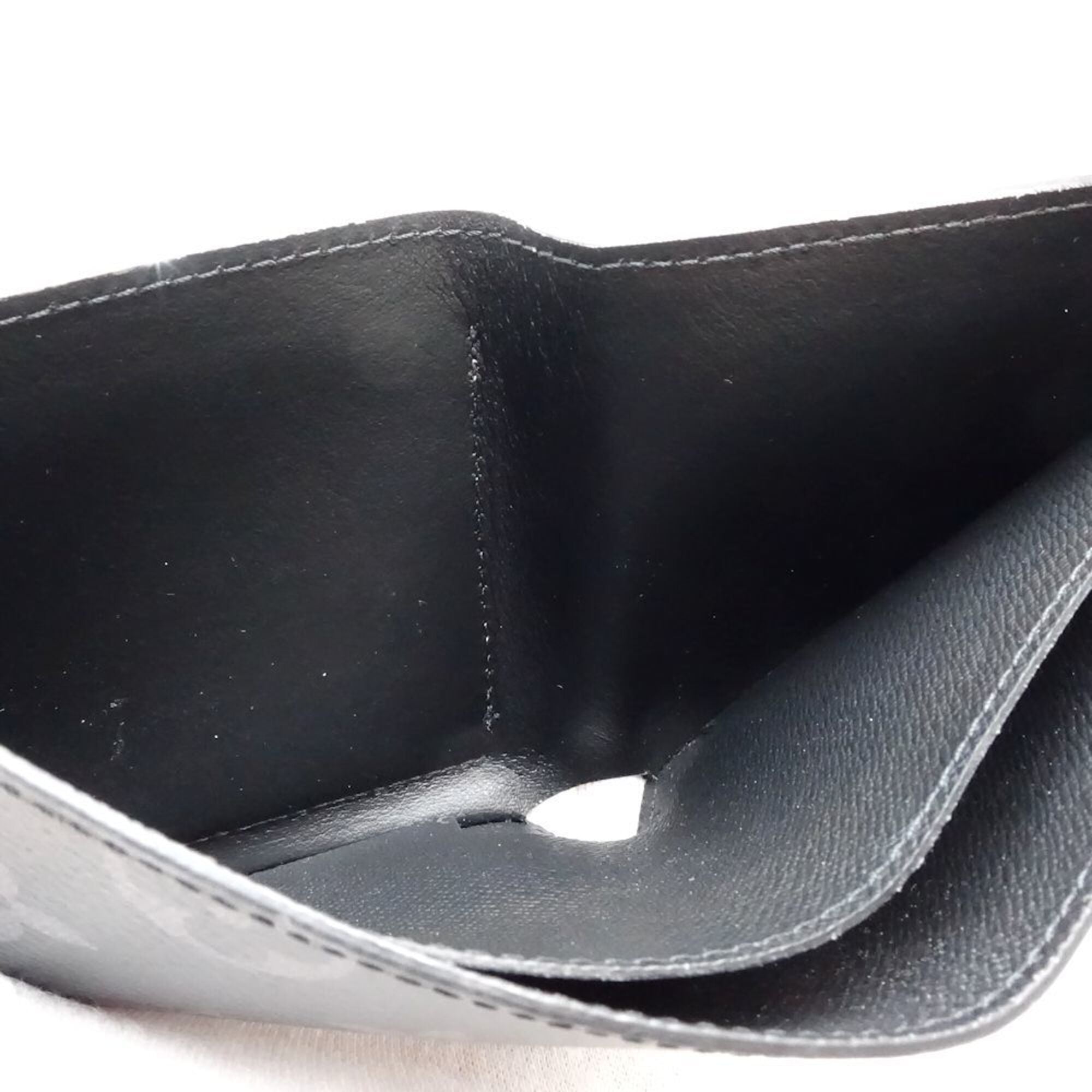Louis Vuitton Monogram Eclipse Noir Monogram Eclipse Wallet (Bi-Fold) (Pre-Owned)
