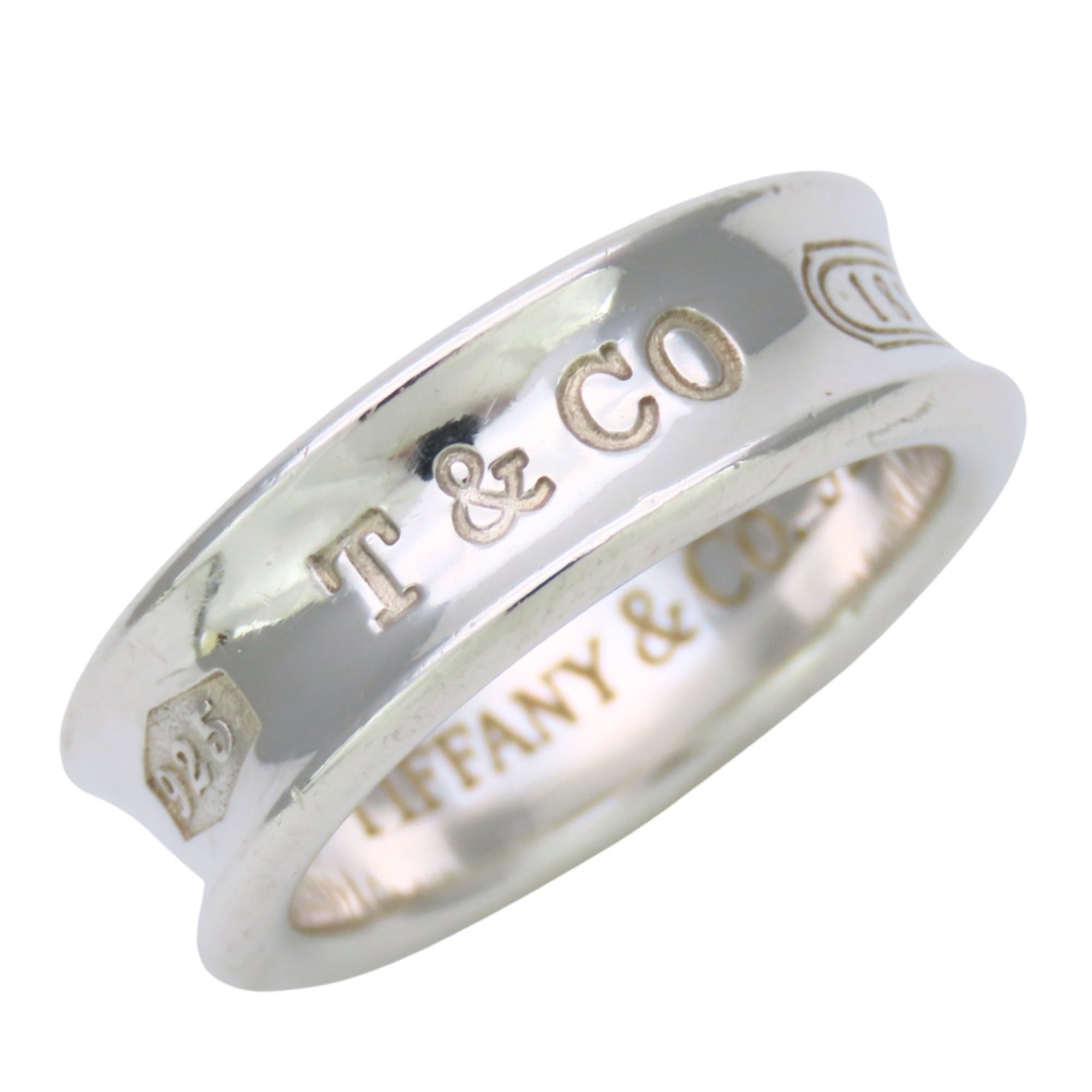 Tiffany Silver Silver 925 Band Ring (Pre-Owned)