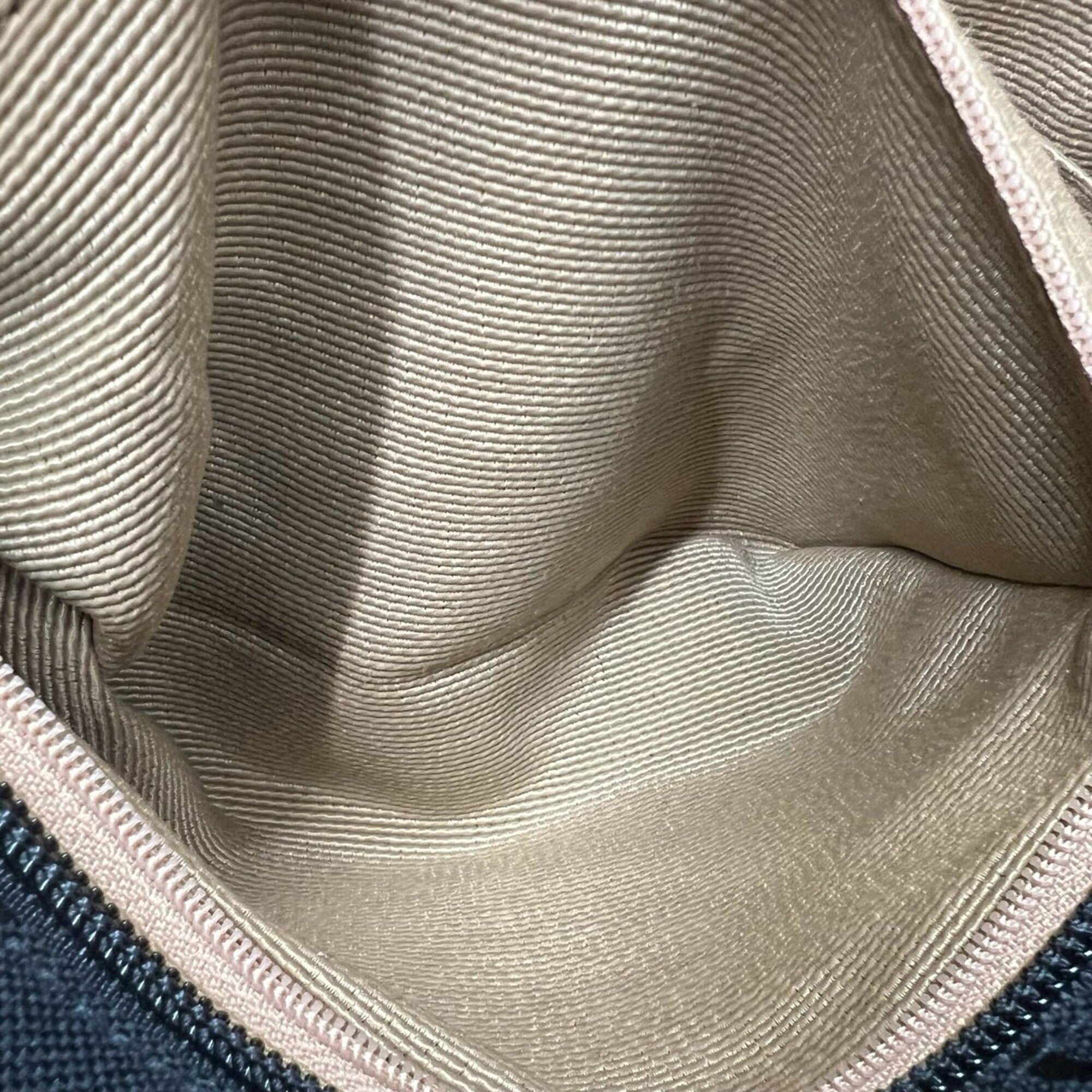 Salvatore Ferragamo Black Canvas Leather Handbag (Pre-Owned)