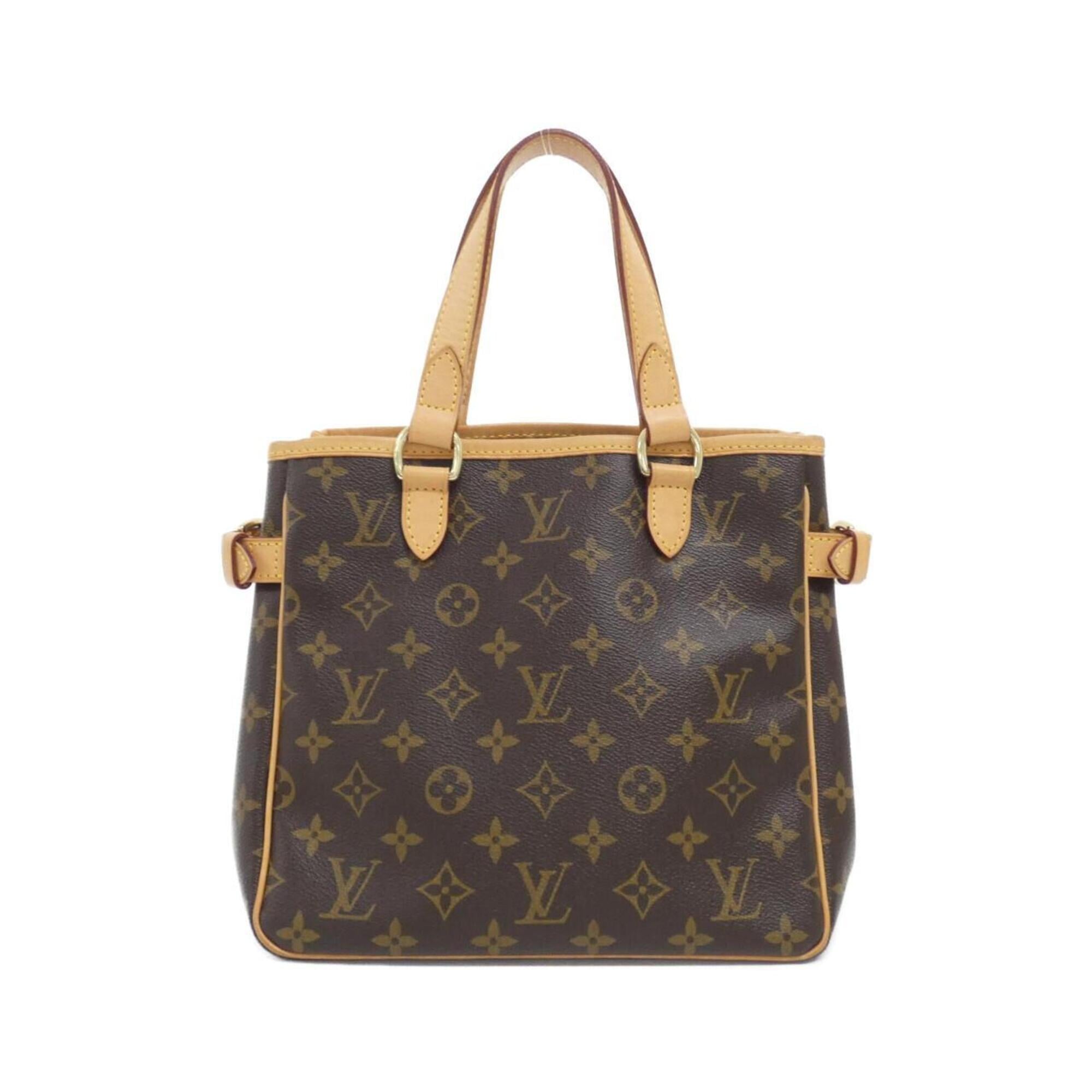 Louis Vuitton Monogram Marron Coated Canvas Handbag (Pre-Owned)
