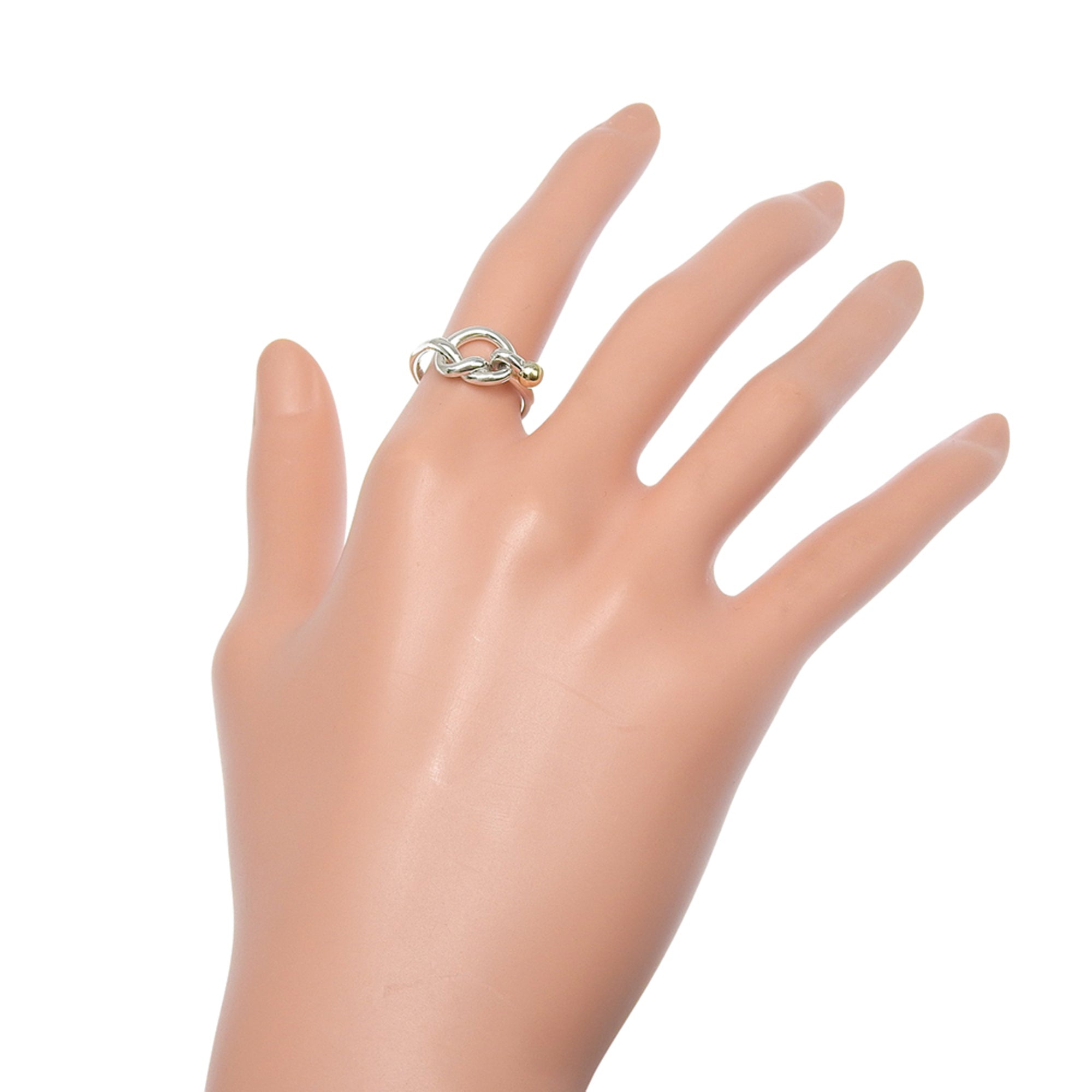 Tiffany Yellow Gold (18K) Silver 925 Band Ring (Pre-Owned)
