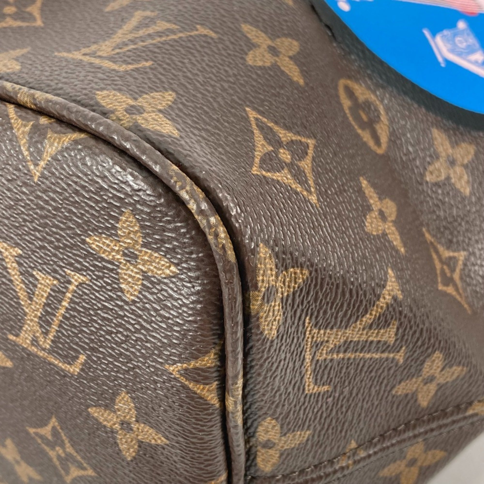 Louis Vuitton Black Brown Monogram Shoulder Bag Tote Bag (Pre-Owned)