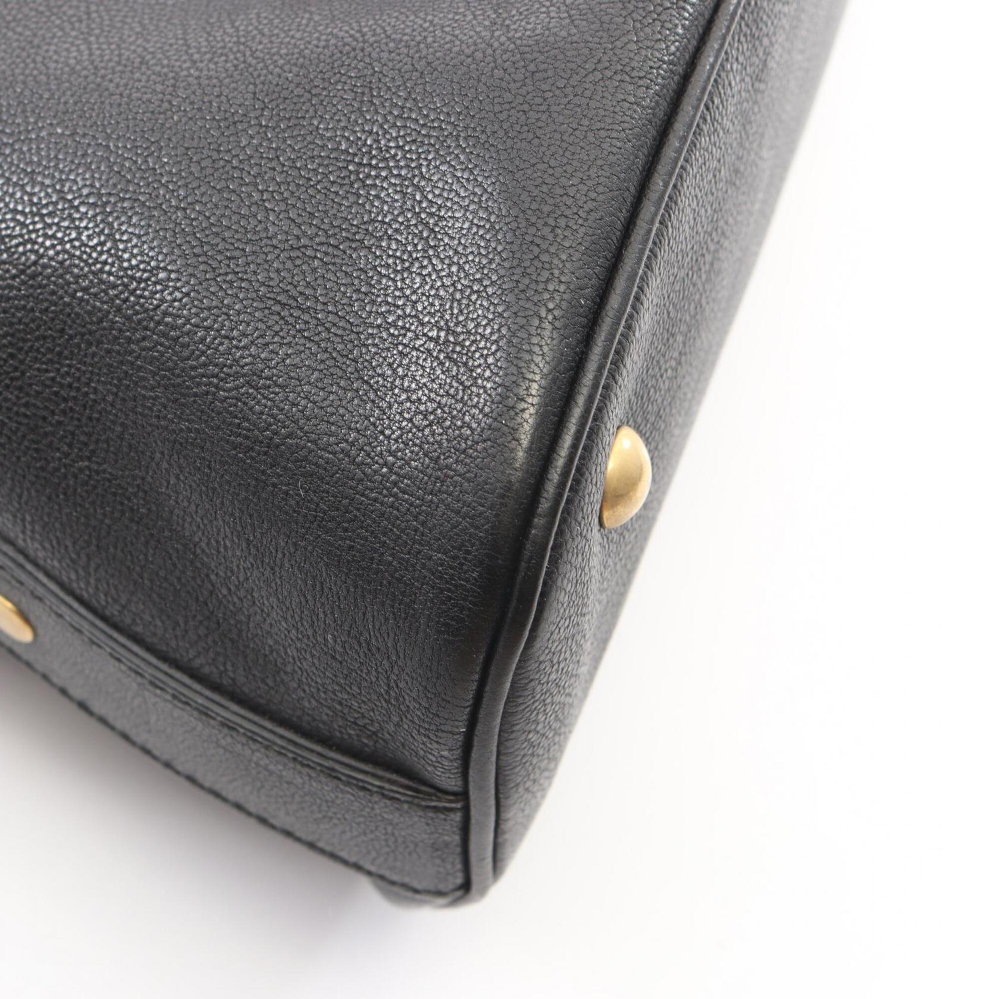 Yves Saint Laurent Black Leather Handbag (Pre-Owned)