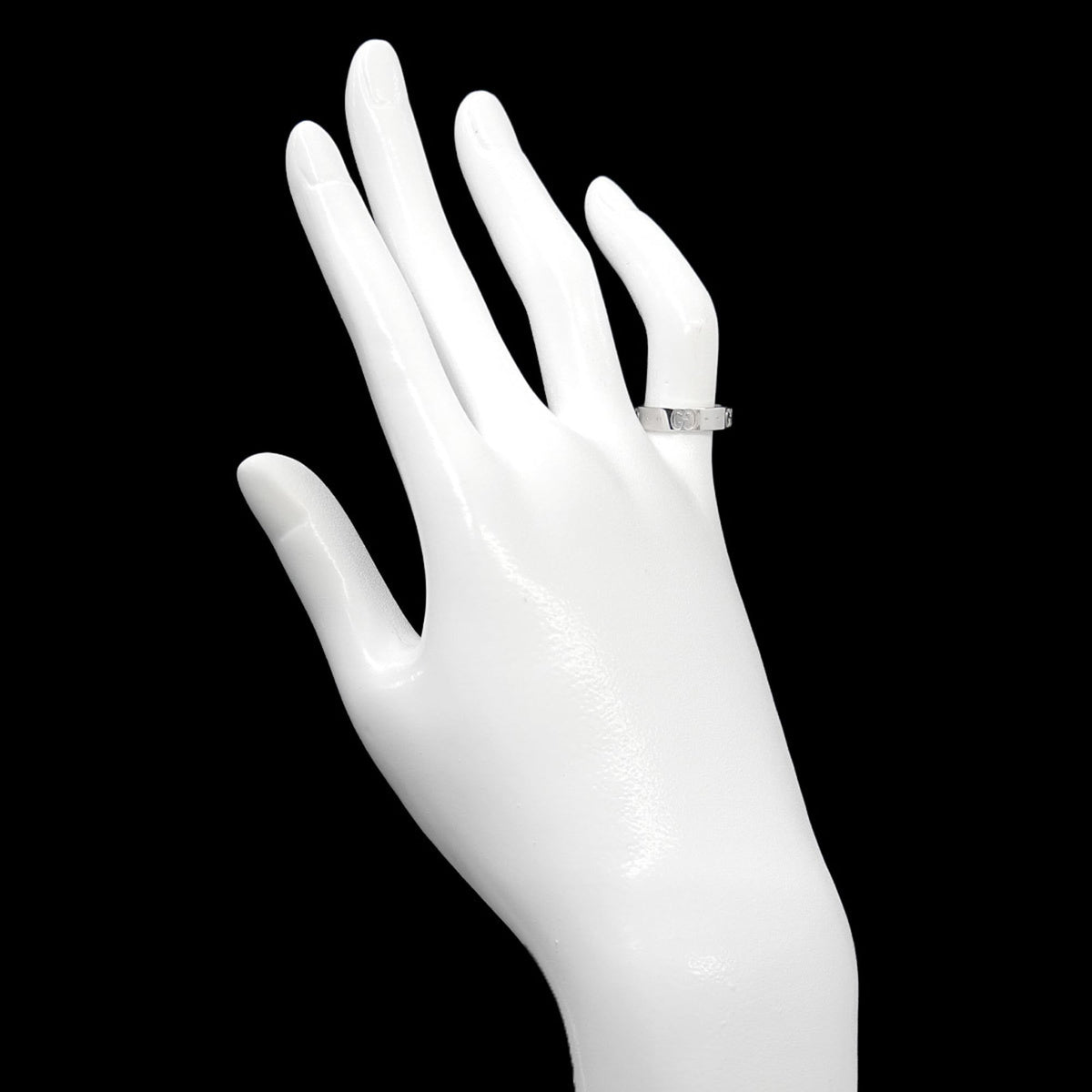 Gucci White Gold (18K) Band Ring (Pre-Owned)