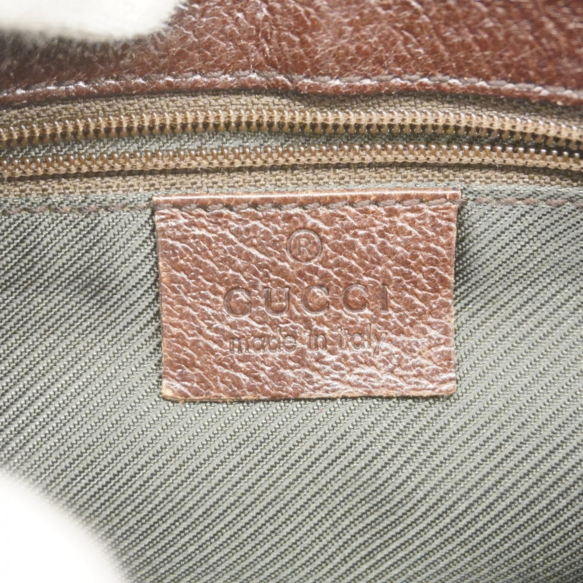 Gucci Brown Canvas Fanny Pack (Pre-Owned)