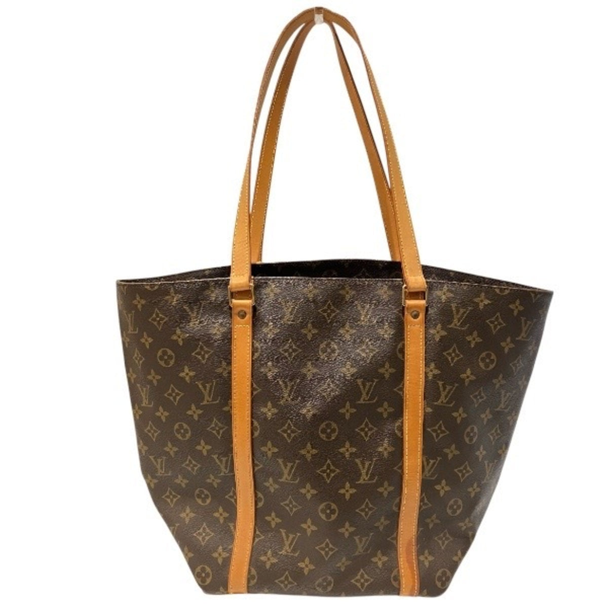 Louis Vuitton Brown Monogram Handbag Tote Bag (Pre-Owned)