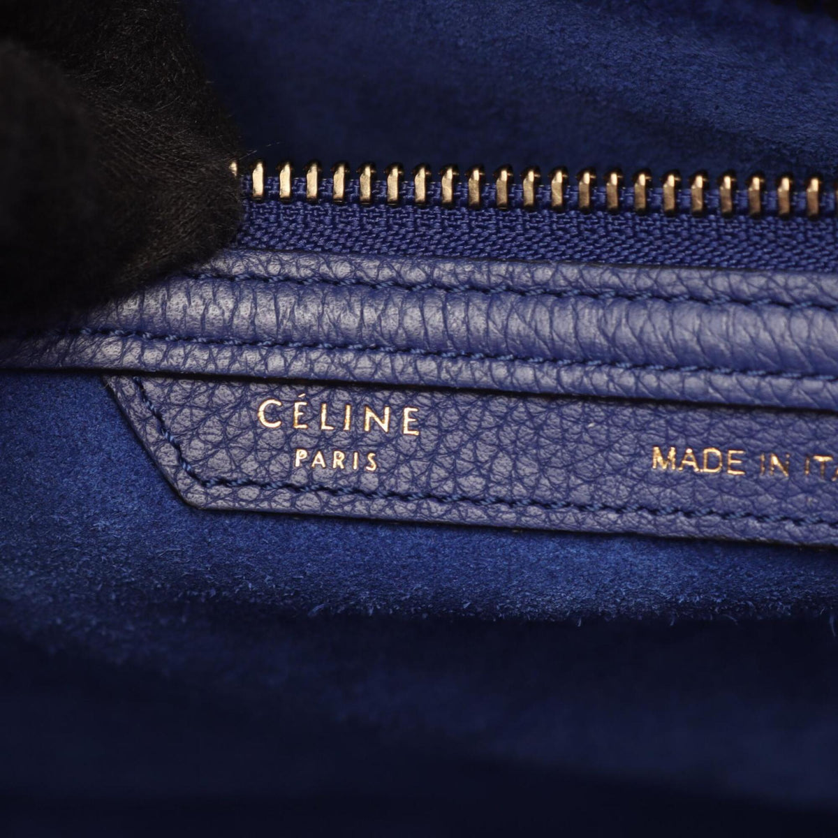 Celine Blue Leather Handbag (Pre-Owned)