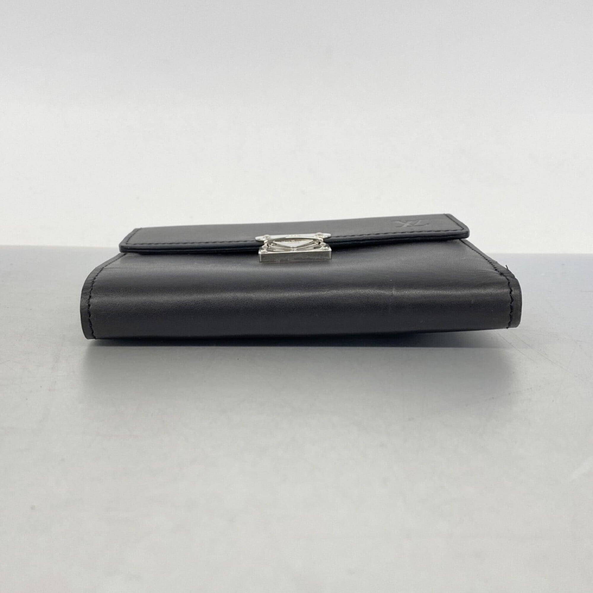 Louis Vuitton Noir Wallet (Tri-Fold) (Pre-Owned)