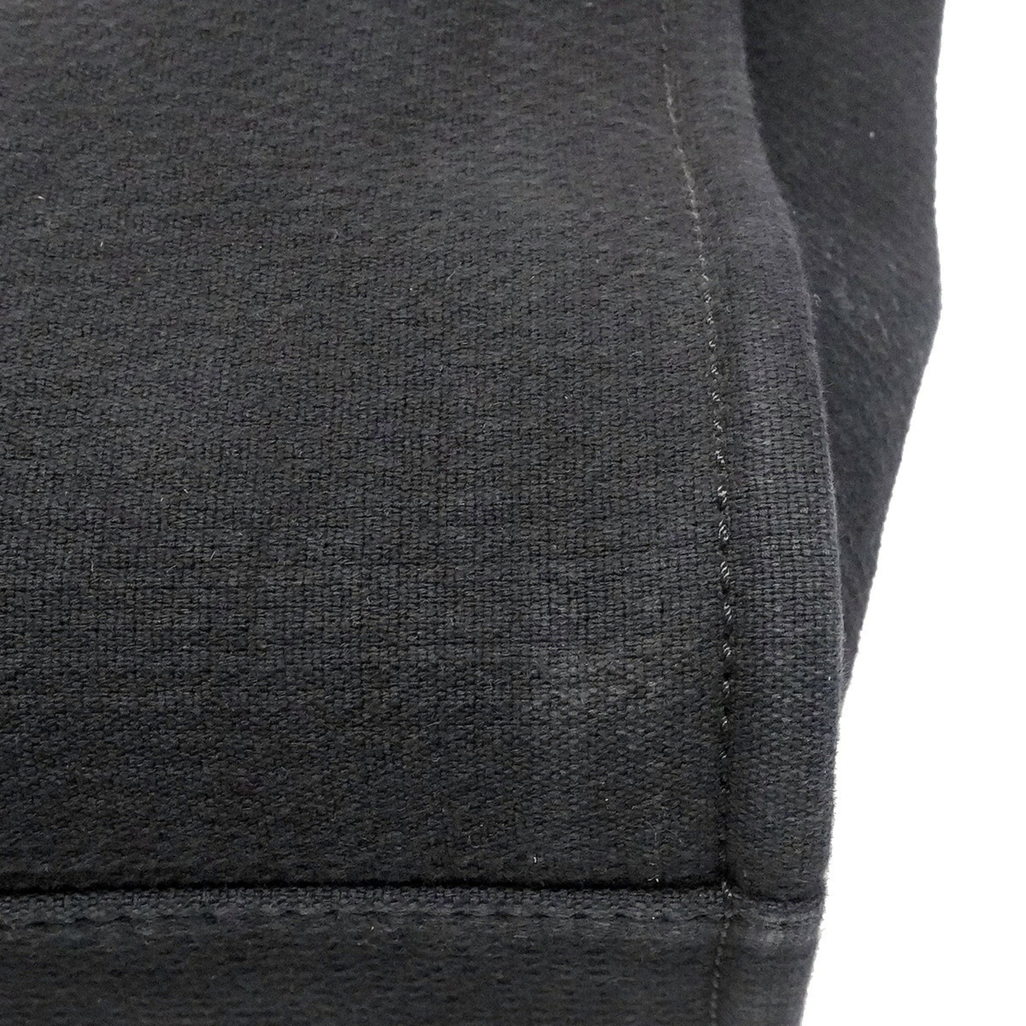 Chanel Black Canvas Tote Bag (Pre-Owned)