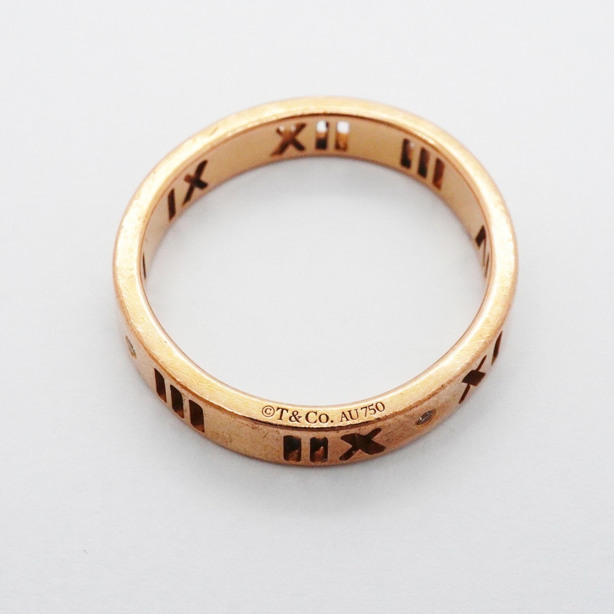 Tiffany Pink Gold (18K) Band Ring (Pre-Owned)