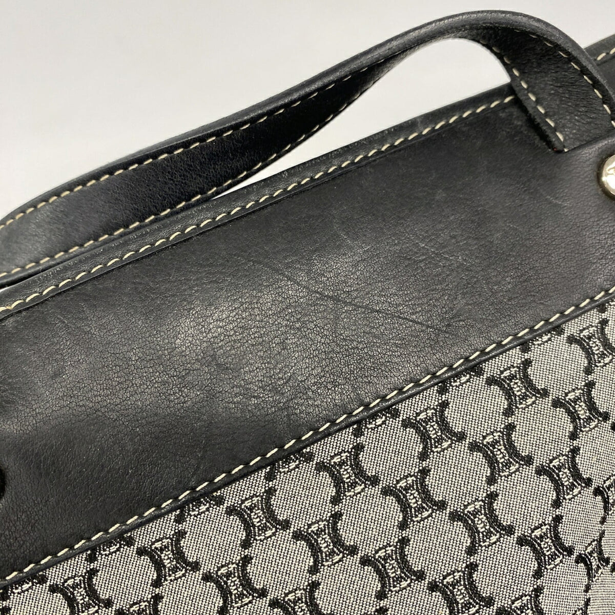 Celine Black Canvas Handbag (Pre-Owned)
