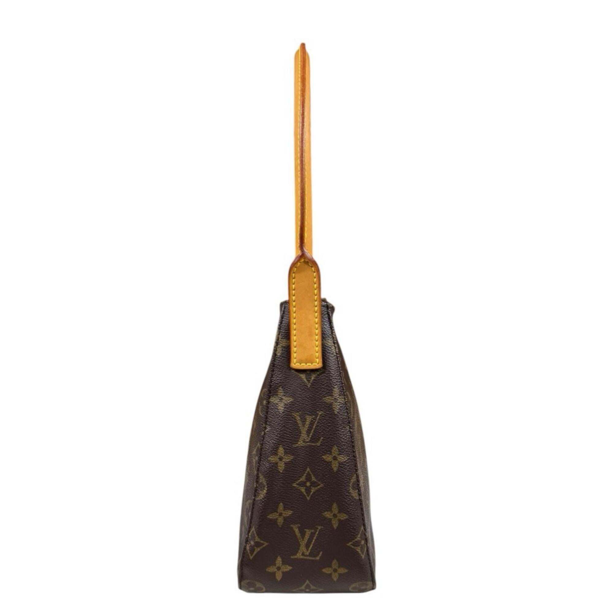 Louis Vuitton Brown Monogram Canvas Shoulder Bag (Pre-Owned)