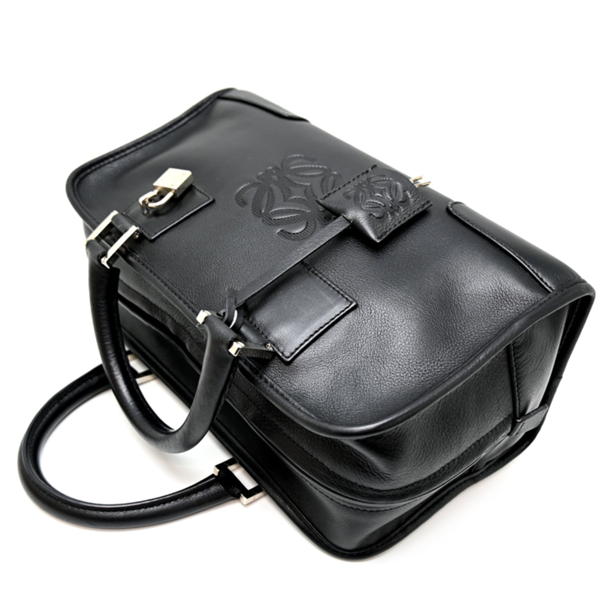 Loewe Black Leather Handbag (Pre-Owned)