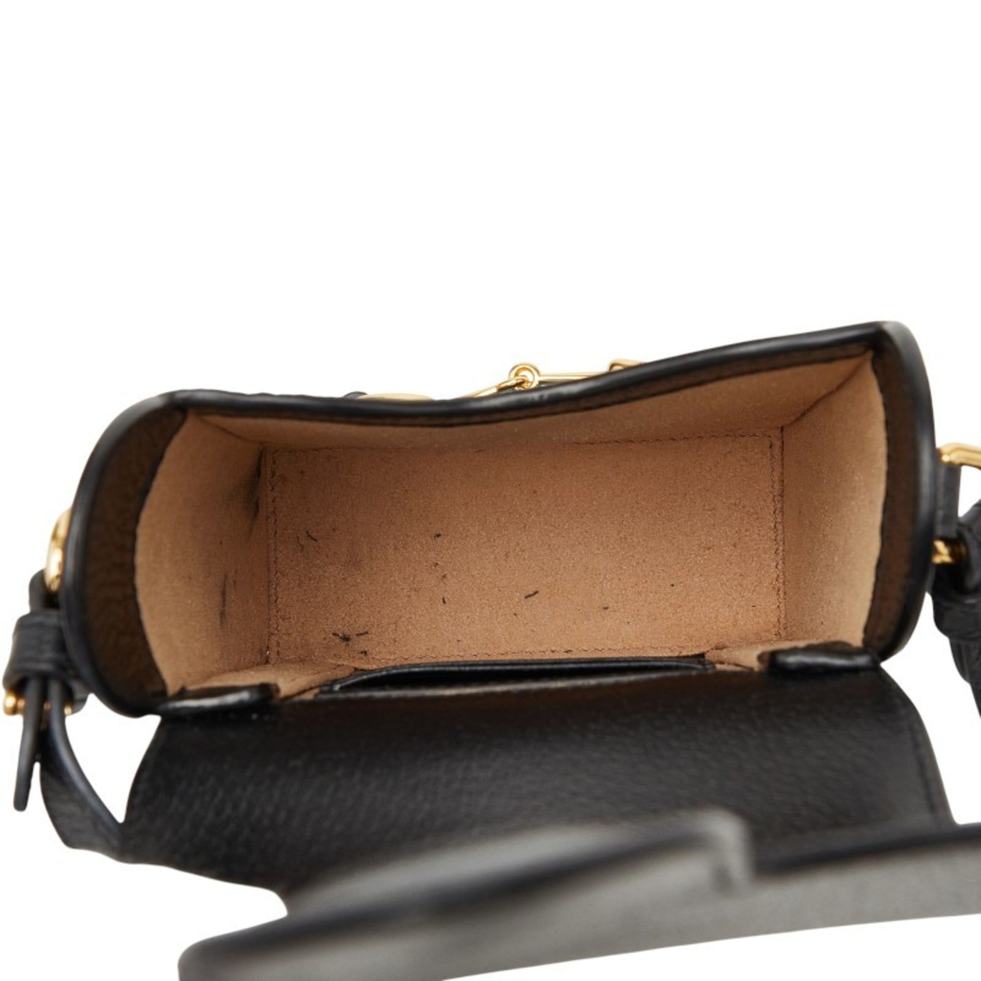 Gucci Black Leather Shoulder Bag (Pre-Owned)