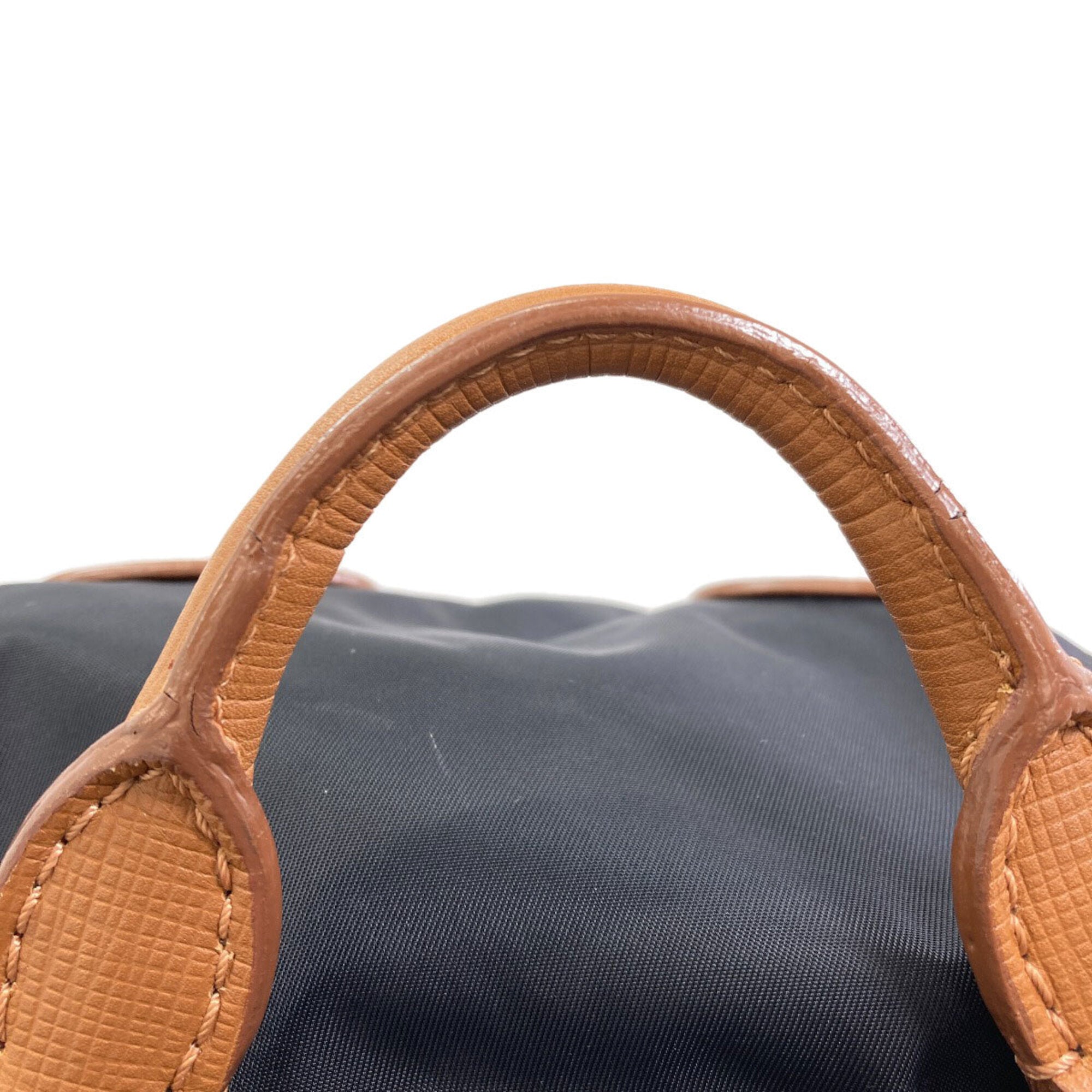 Burberry Black Brown Nylon Backpack (Pre-Owned)