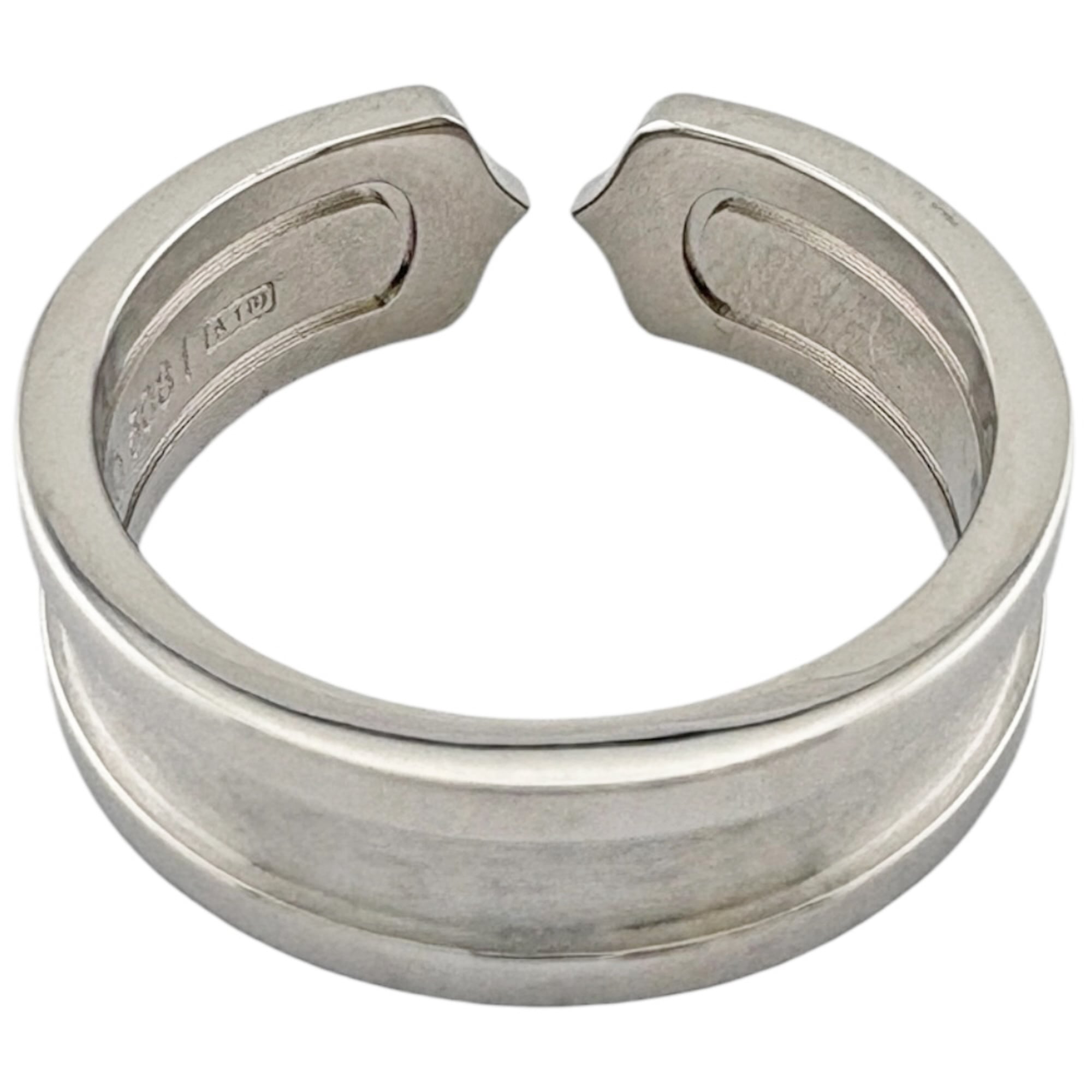 Cartier Silver White Gold (18K) Band Ring (Pre-Owned)