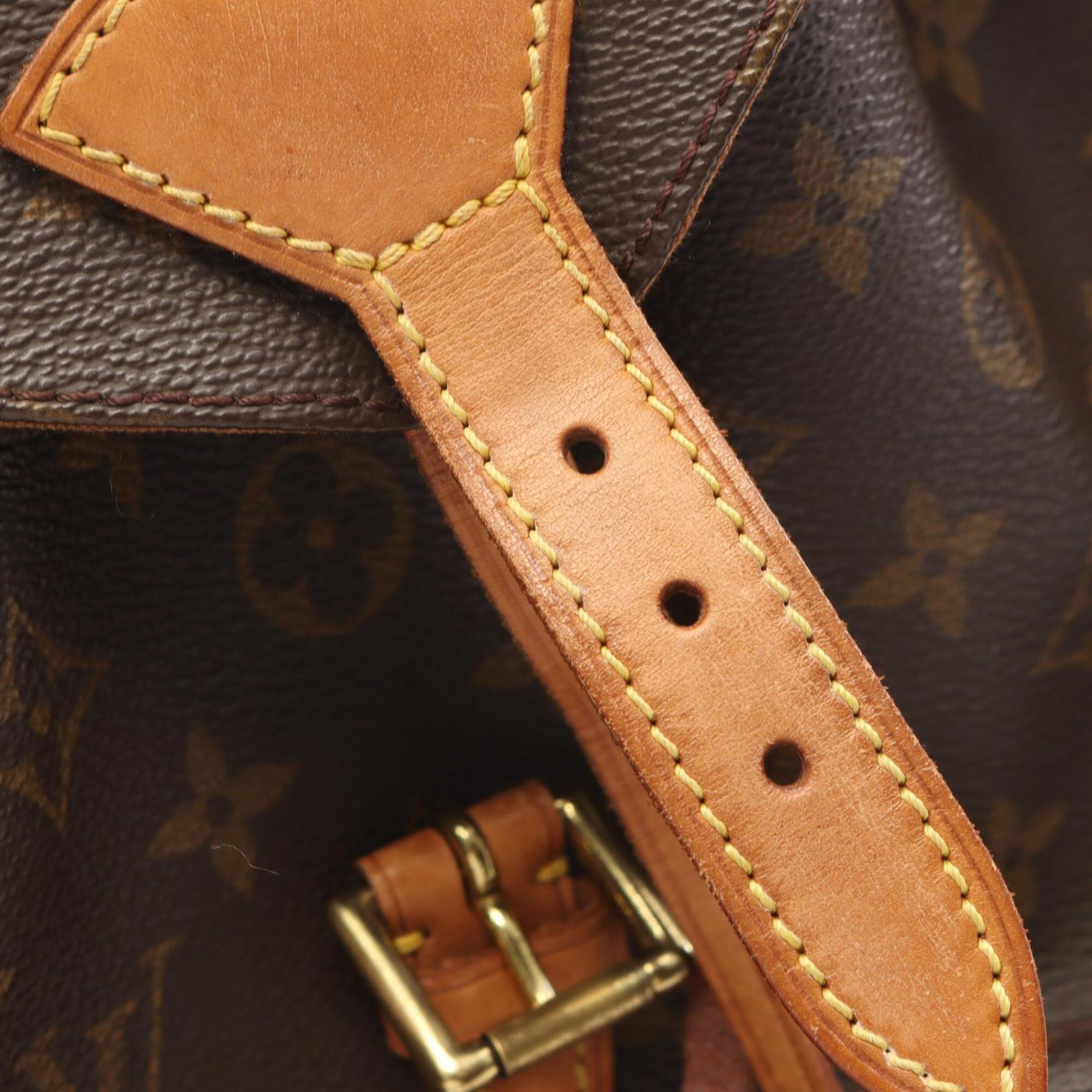 Louis Vuitton Brown Monogram Coated Canvas Pvc Leather Backpack Handbag (Pre-Owned)