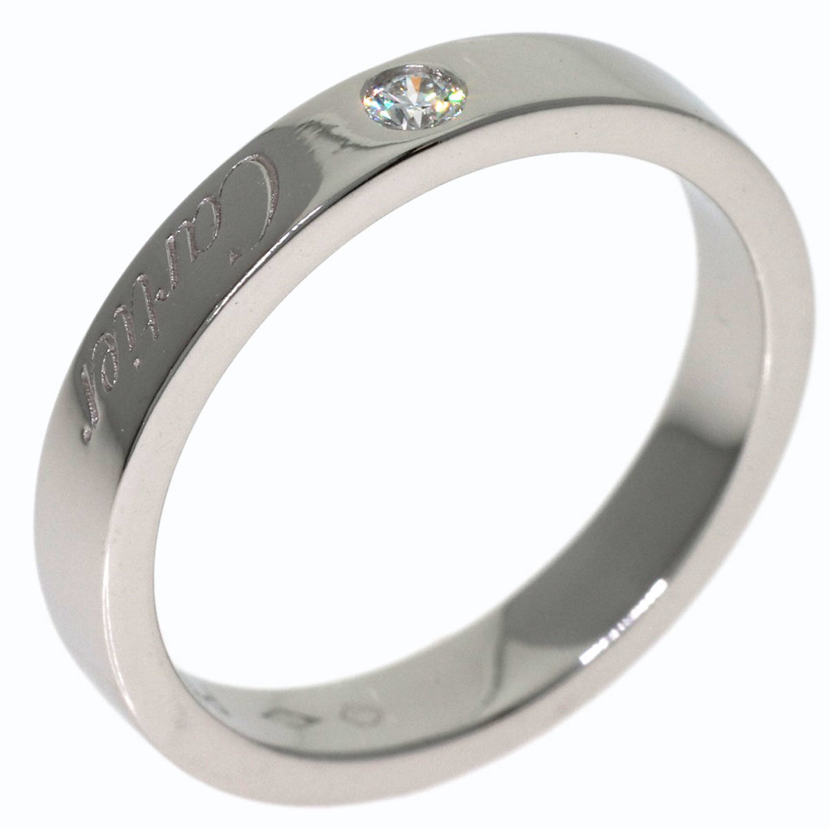 Cartier Platinum 950 Band Ring (Pre-Owned)
