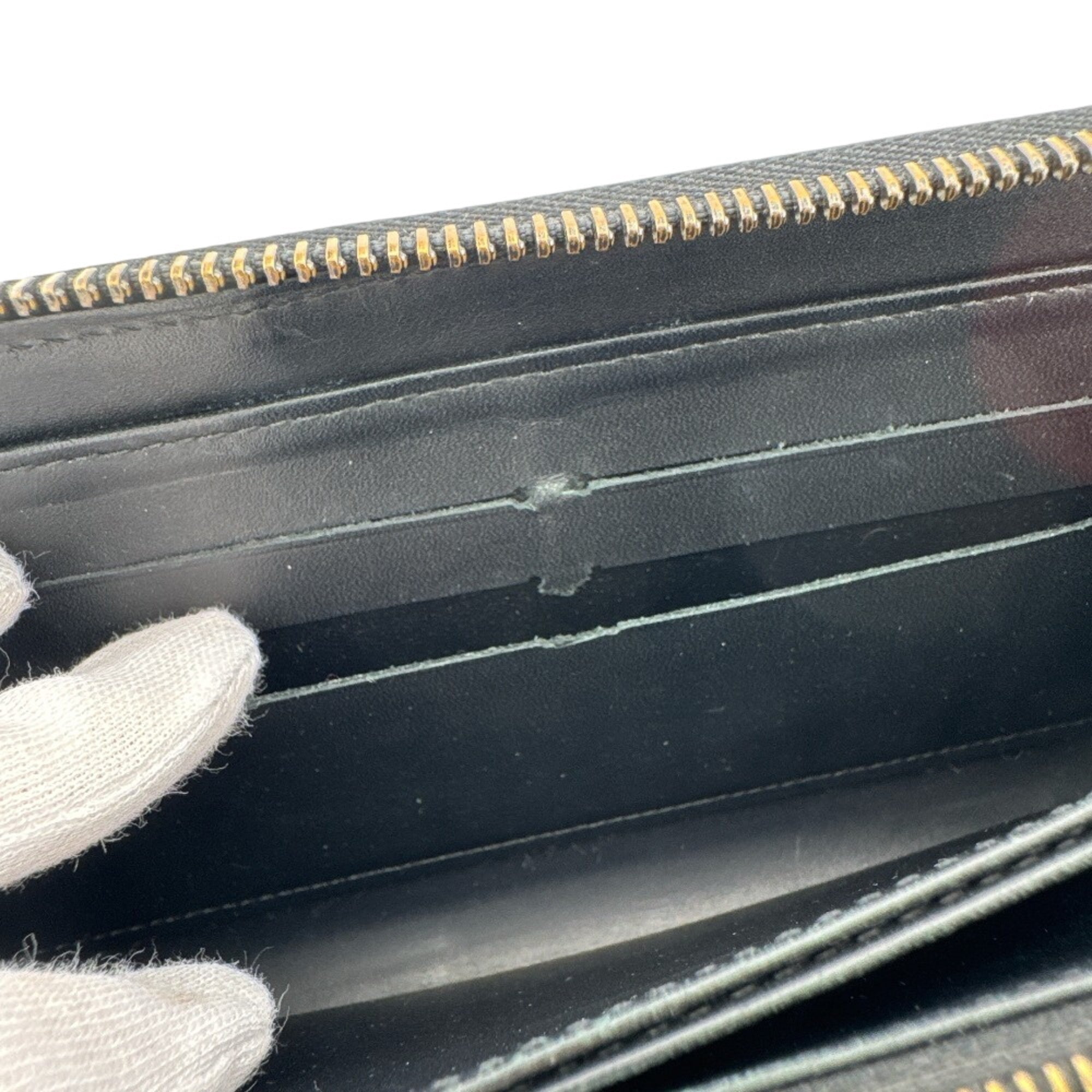 Louis Vuitton Black Vernis Long Wallet (Bi-Fold) (Pre-Owned)