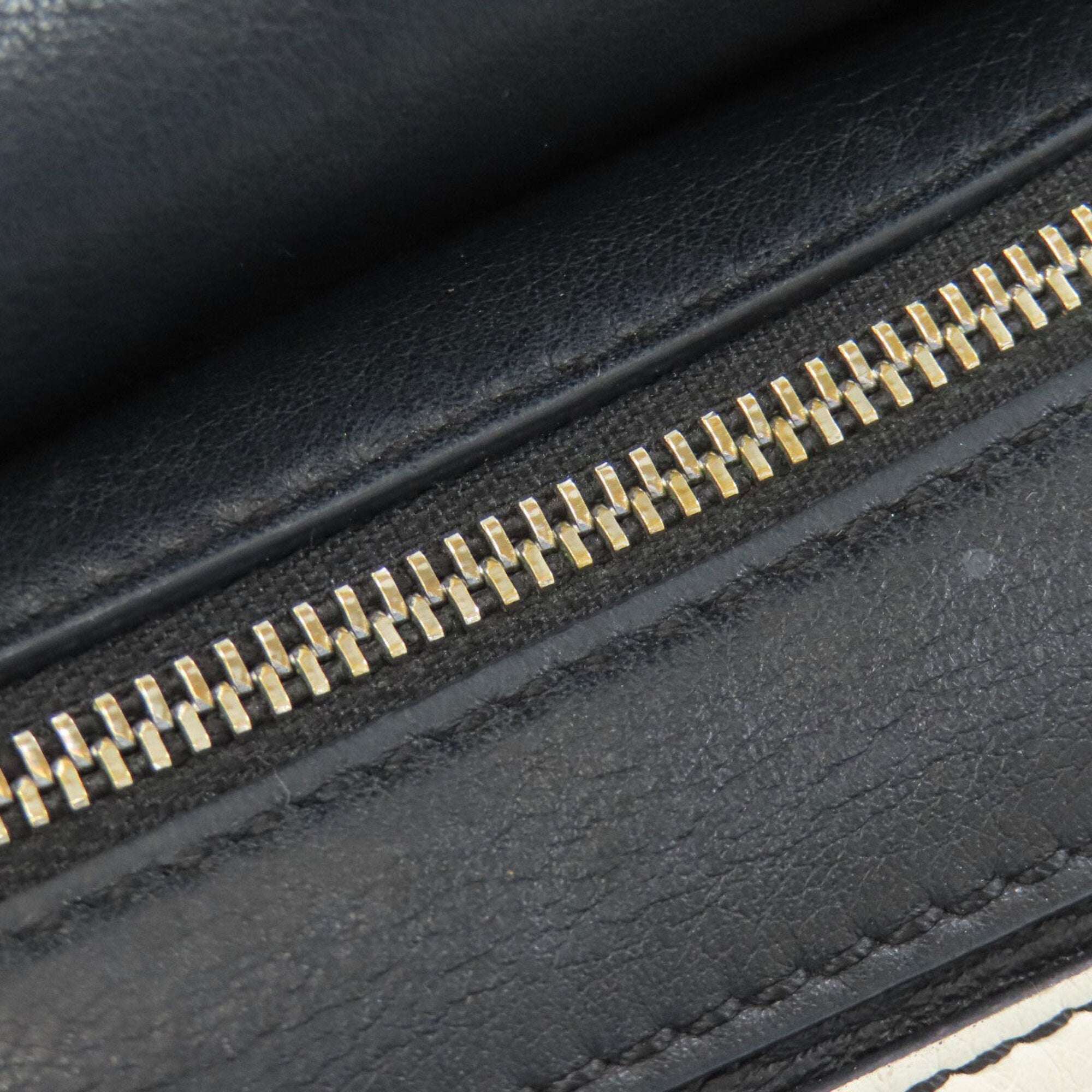 Loewe Black Brown White Leather Handbag (Pre-Owned)