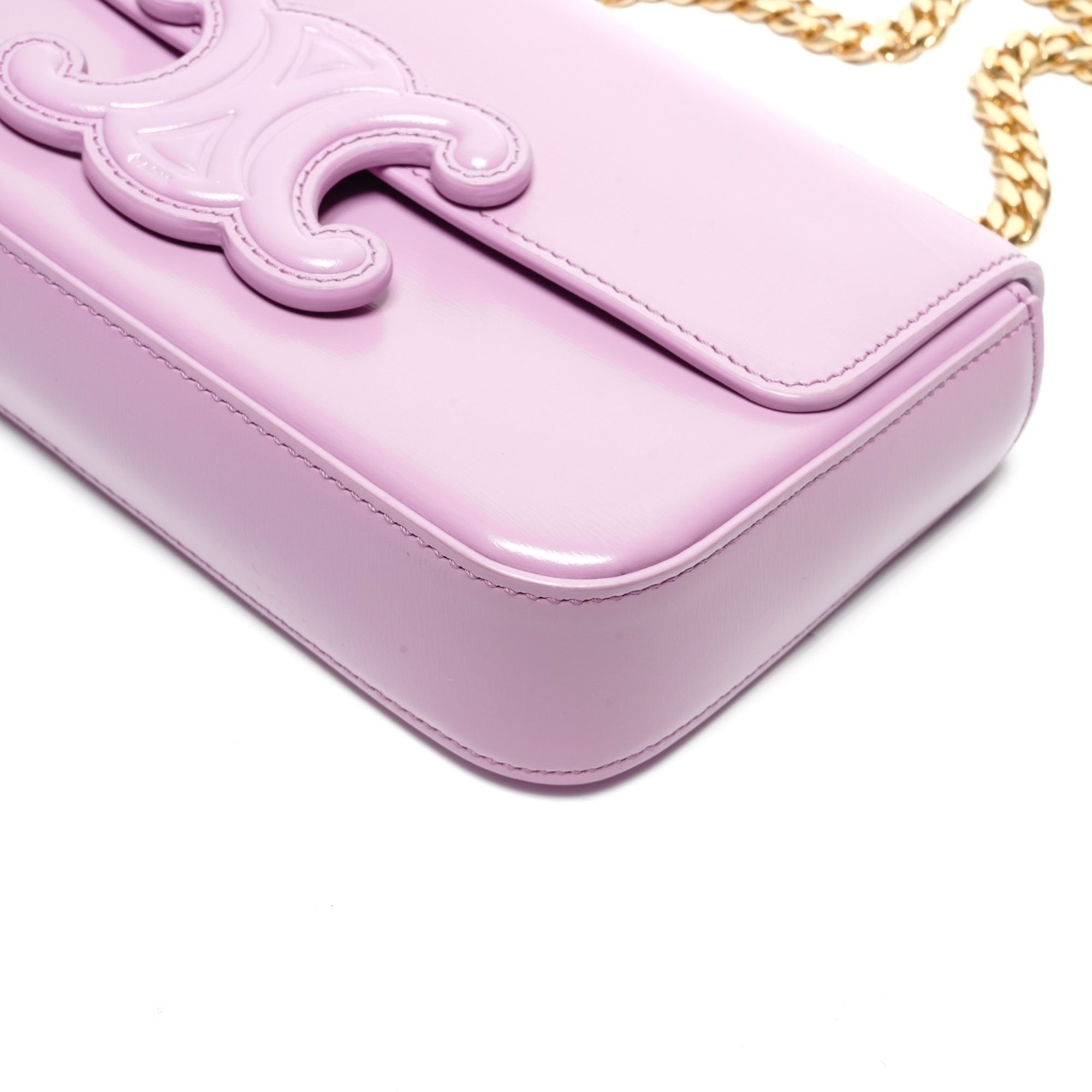 Celine Pink Leather Shoulder Bag (Pre-Owned)