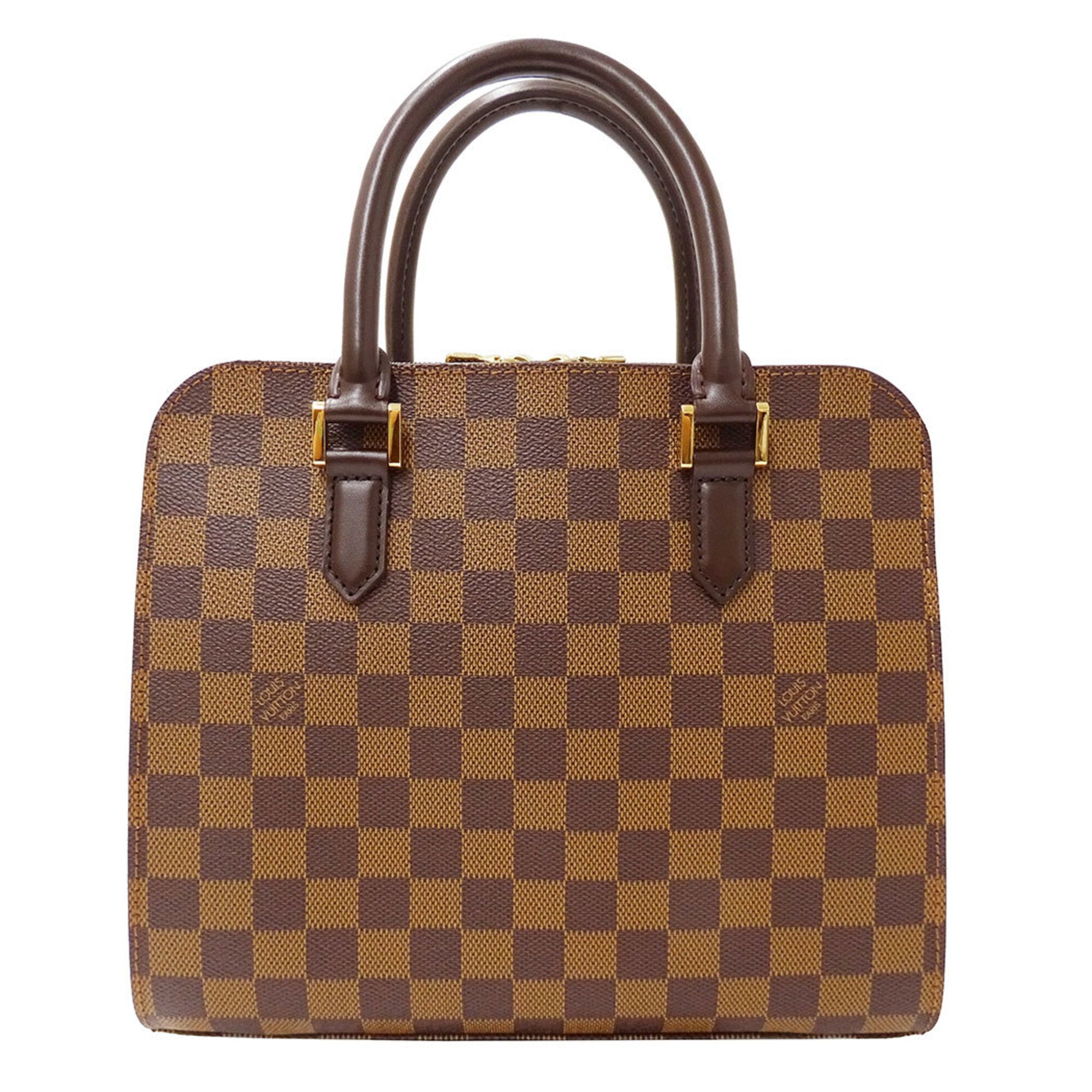 Louis Vuitton Brown Damier Canvas Handbag (Pre-Owned)