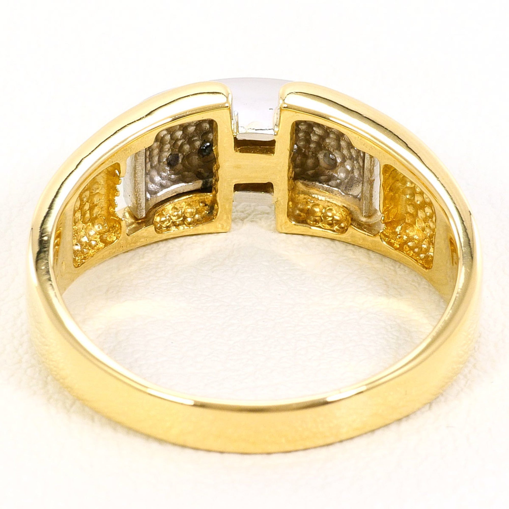 Unbranded Platinum Yellow Gold Yellow Gold (18K) Platinum 900 Band Ring (Pre-Owned)