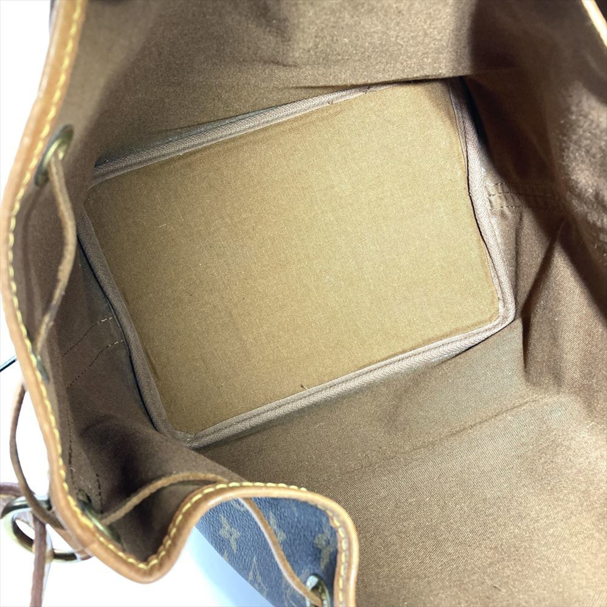 Louis Vuitton Brown Monogram Canvas Shoulder Bag (Pre-Owned)