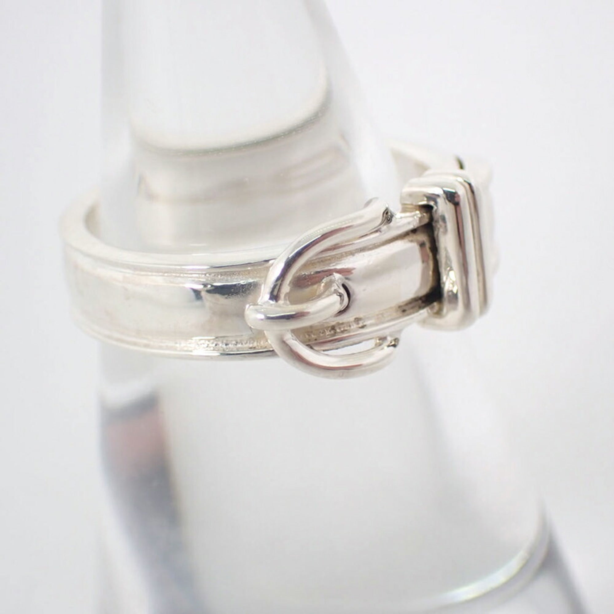Hermes Sterling Silver 925 Band Ring (Pre-Owned)