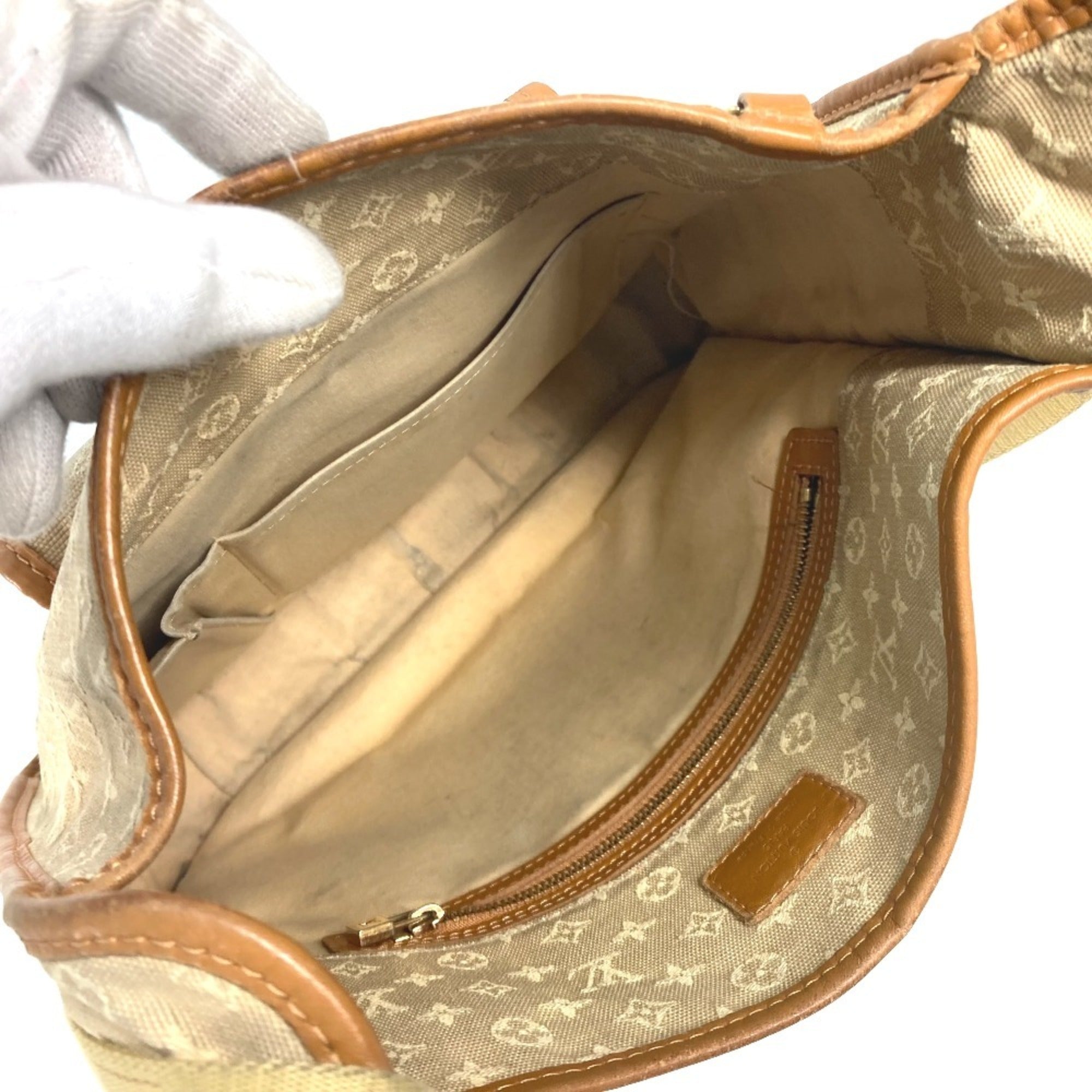 Louis Vuitton Beige Galle Monogram Monogram Mini Shoulder Bag (Pre-Owned)