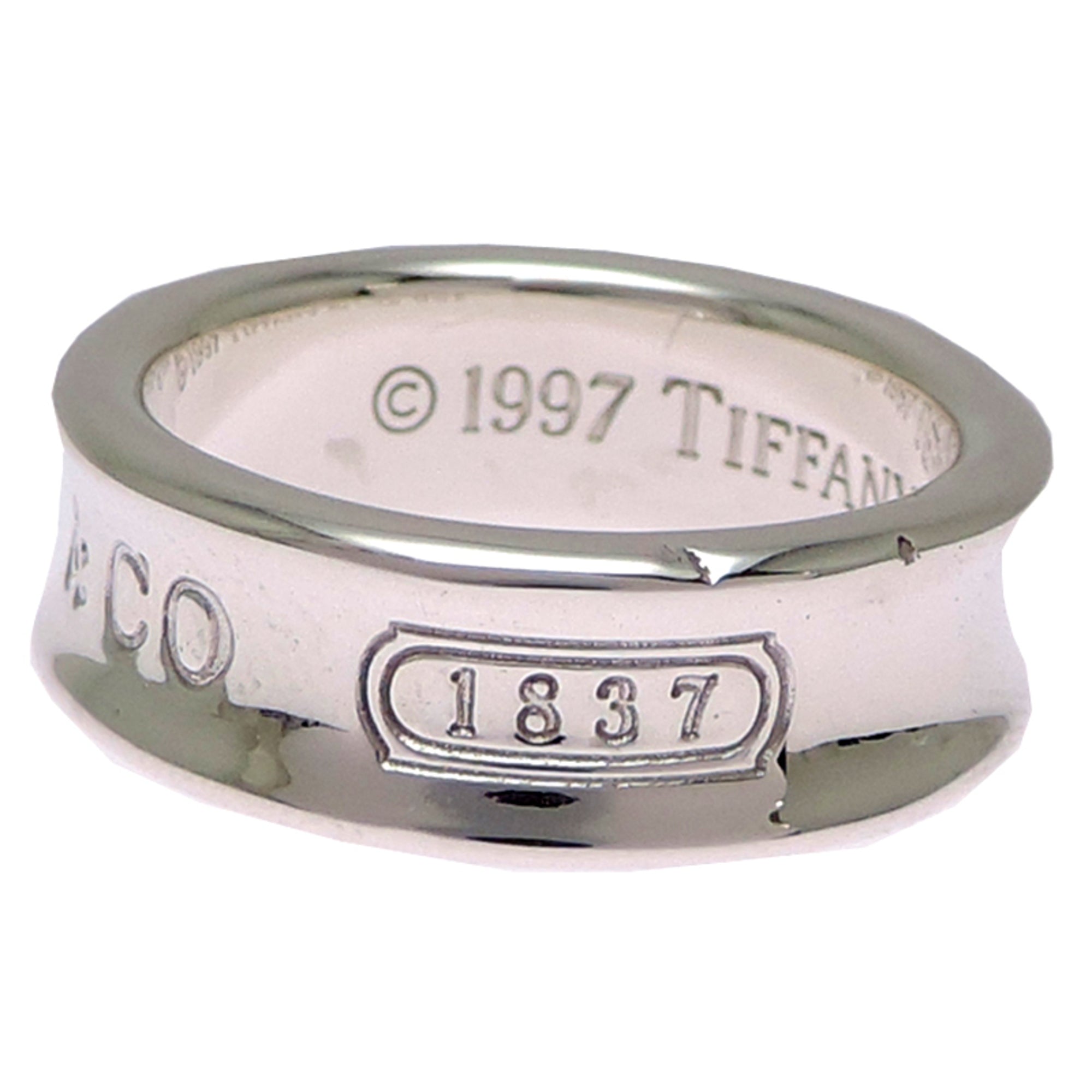 Tiffany Silver 925 Band Ring (Pre-Owned)