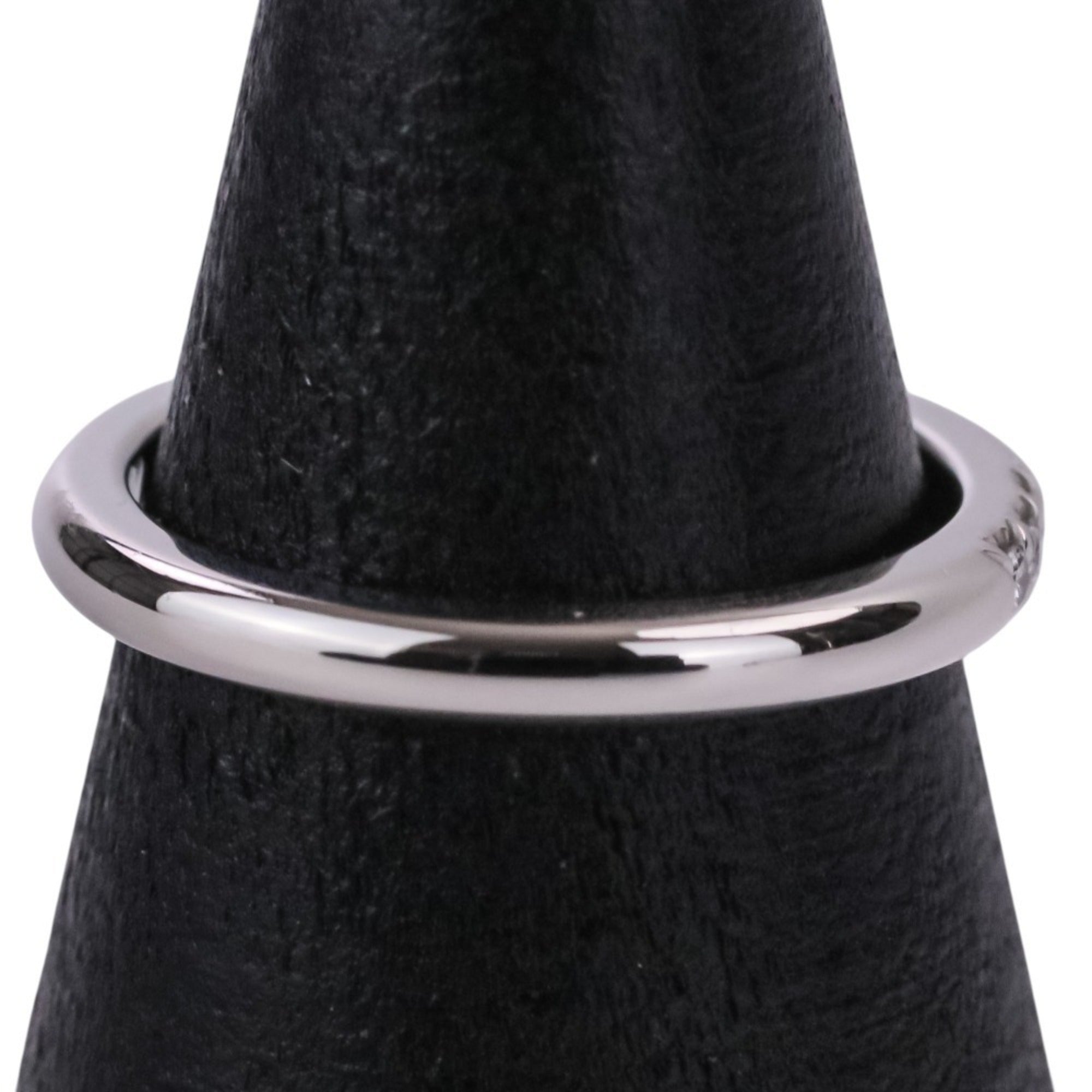 Tiffany Silver Platinum 950 Band Ring (Pre-Owned)