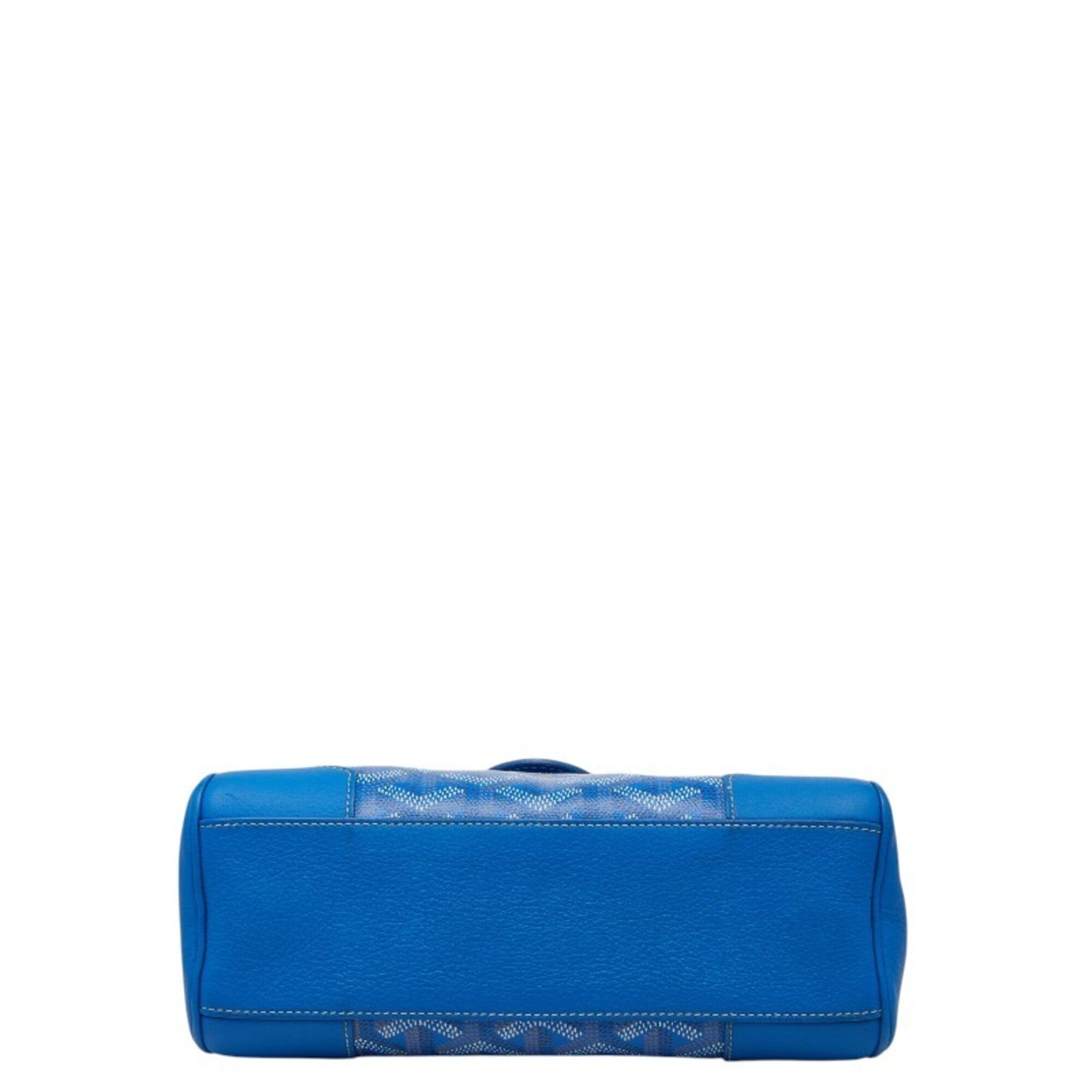 Goyard Blue Pvc Leather Handbag (Pre-Owned)