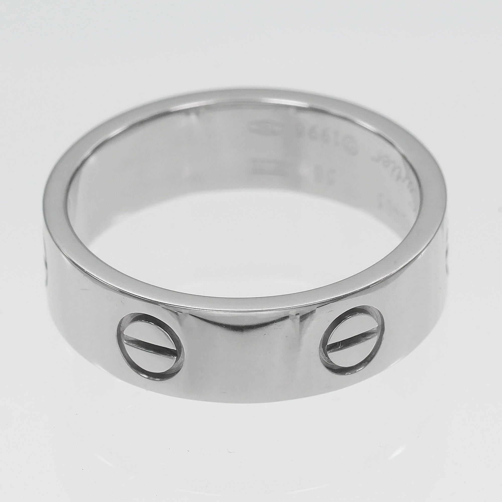 Cartier Love White Gold (18K) Band Ring (Pre-Owned)