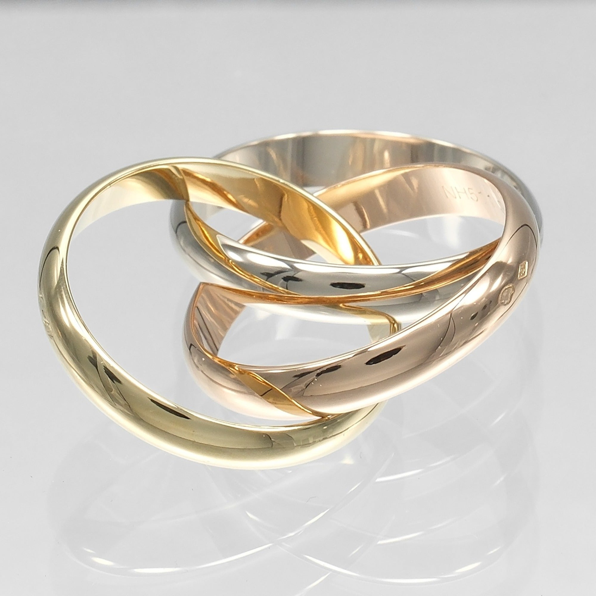 Cartier Yellow Gold (18K) Pink Gold (18K) White Gold (18K) Band Ring (Pre-Owned)