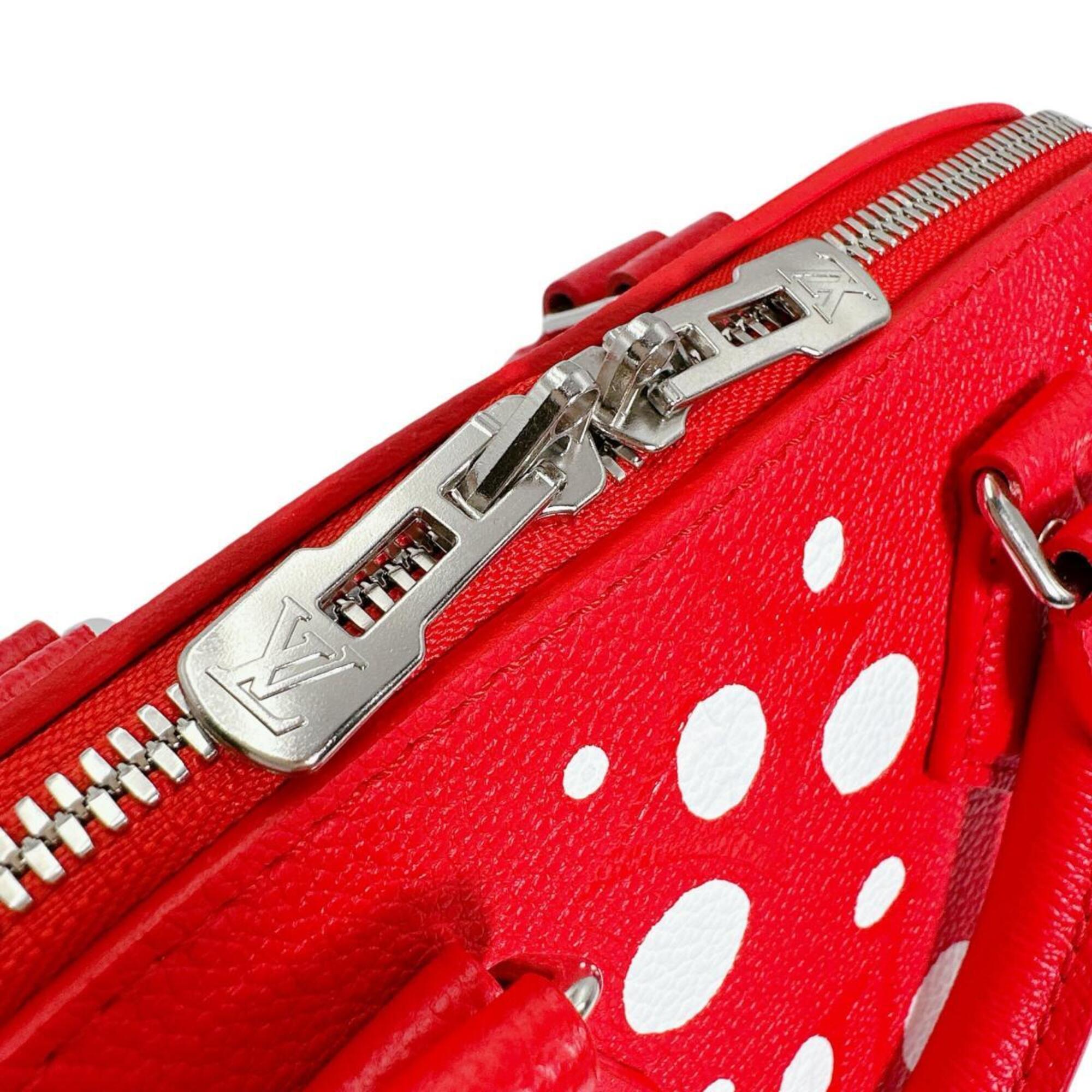 Louis Vuitton Red Color Monogram Empreinte Handbag (Pre-Owned)