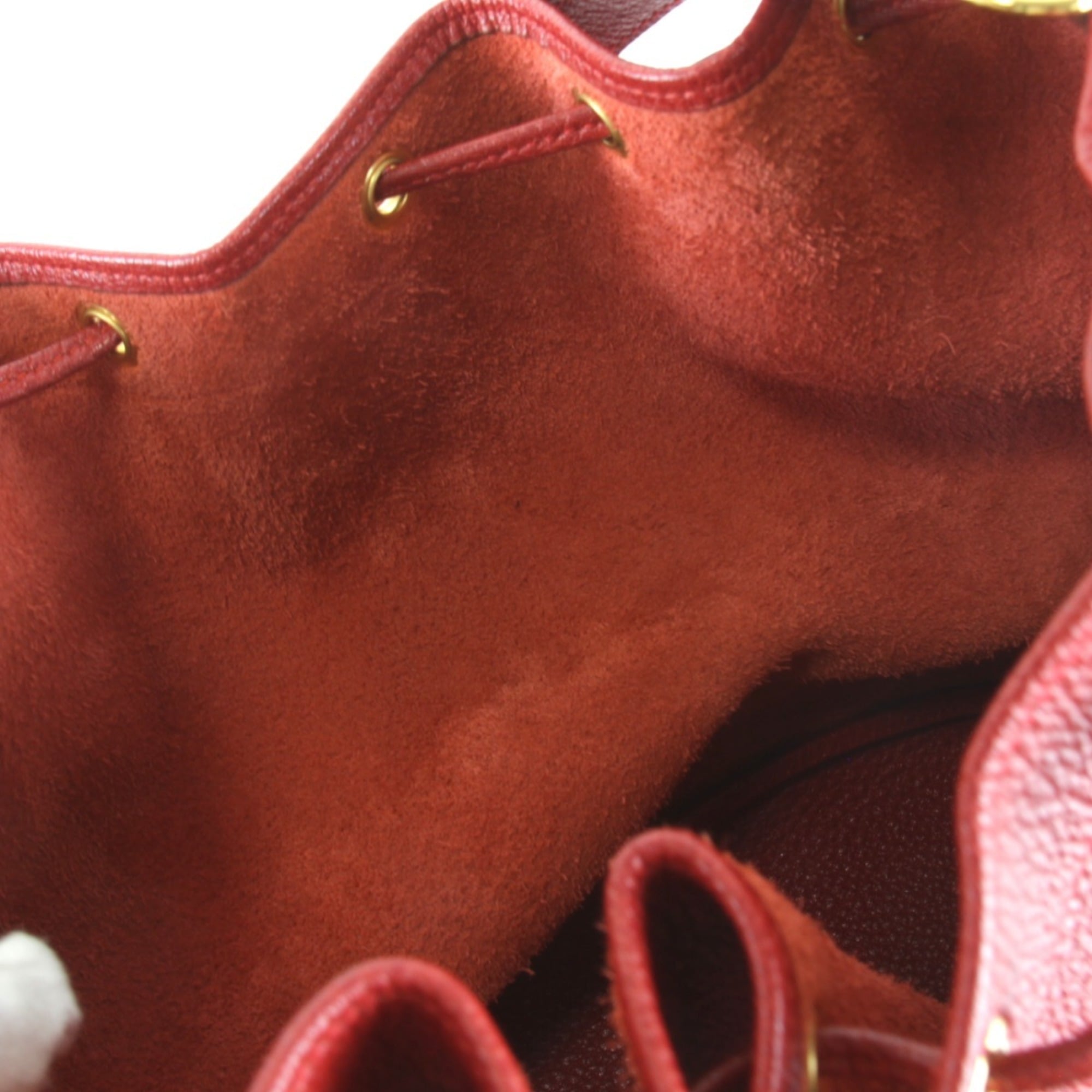 Hermes Red Color Leather Shoulder Bag (Pre-Owned)