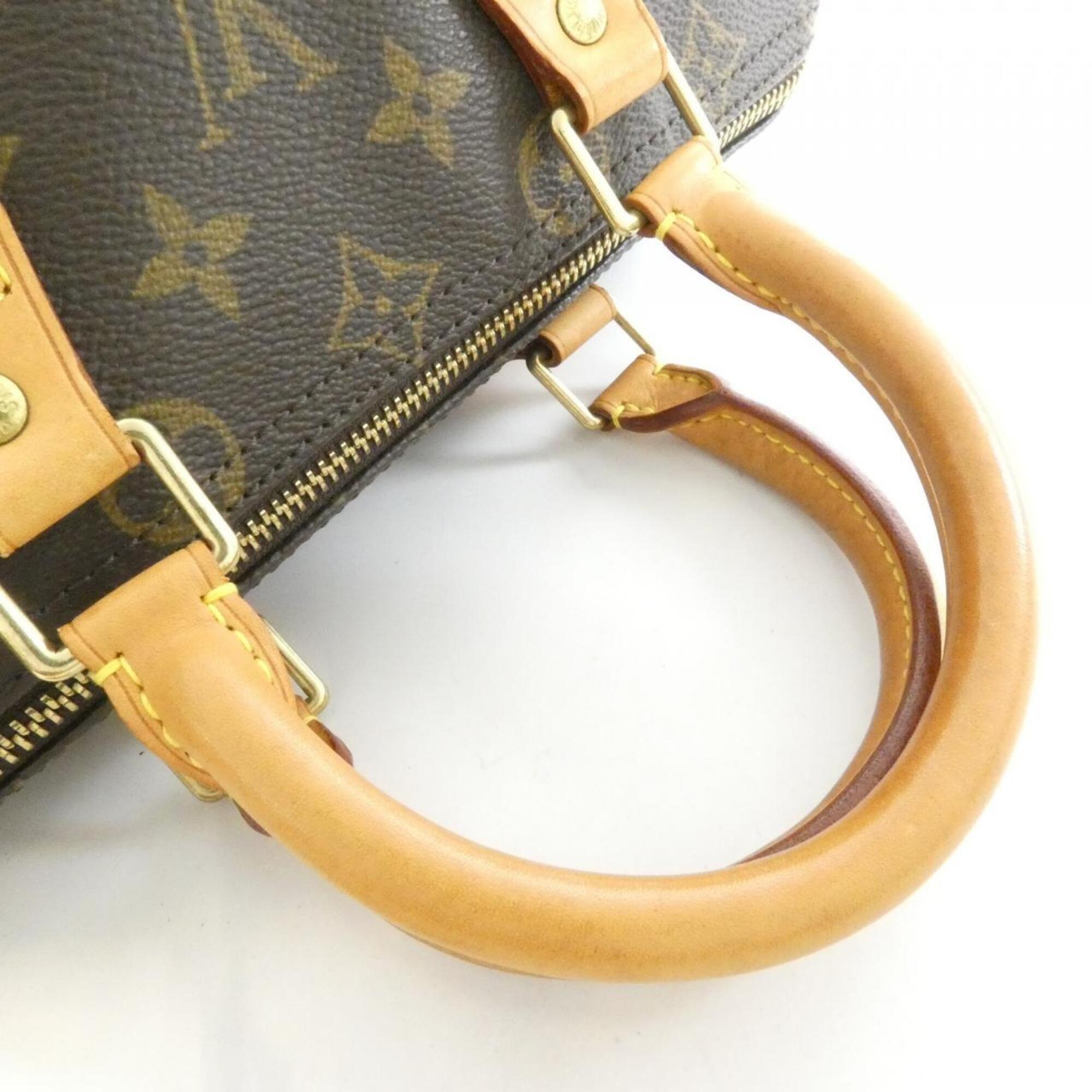 Louis Vuitton Marron Coated Canvas Boston Bag (Pre-Owned)