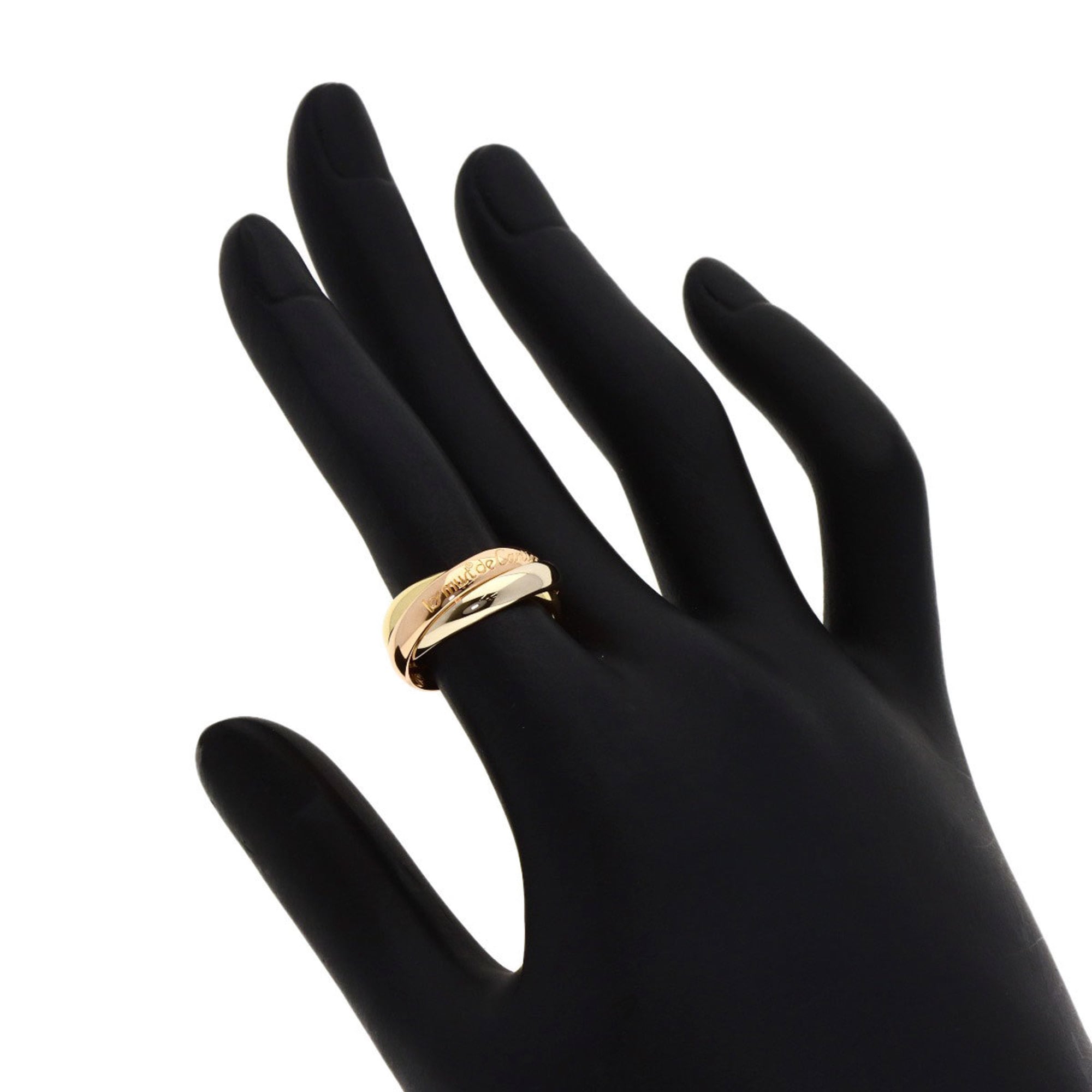 Cartier Trinity Yellow Gold (18K) Pink Gold (18K) White Gold (18K) Band Ring (Pre-Owned)
