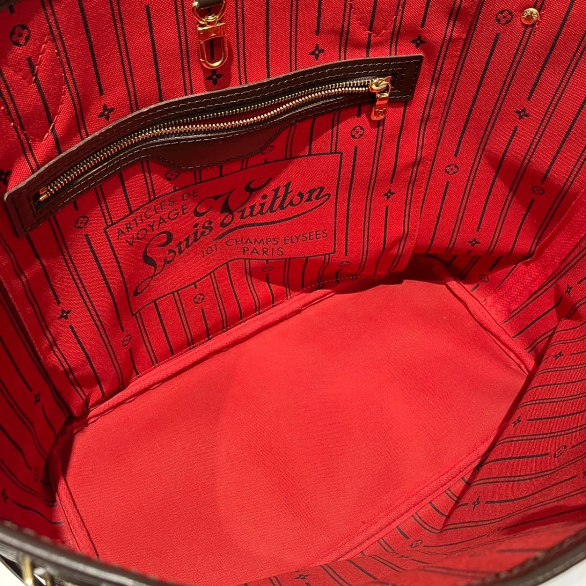 Louis Vuitton Brown Damier Canvas Tote Bag (Pre-Owned)