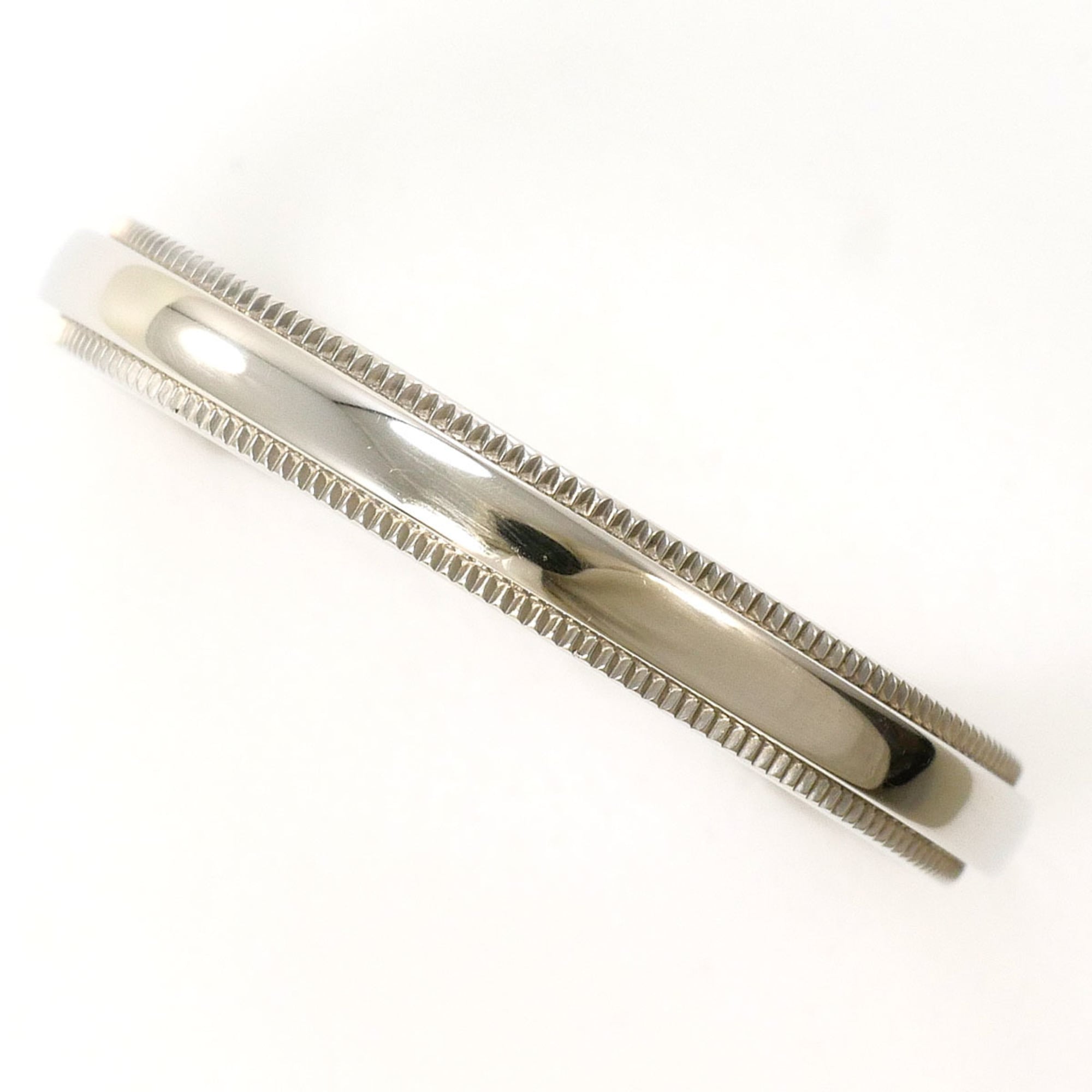 Tiffany Platinum Platinum 950 Band Ring (Pre-Owned)