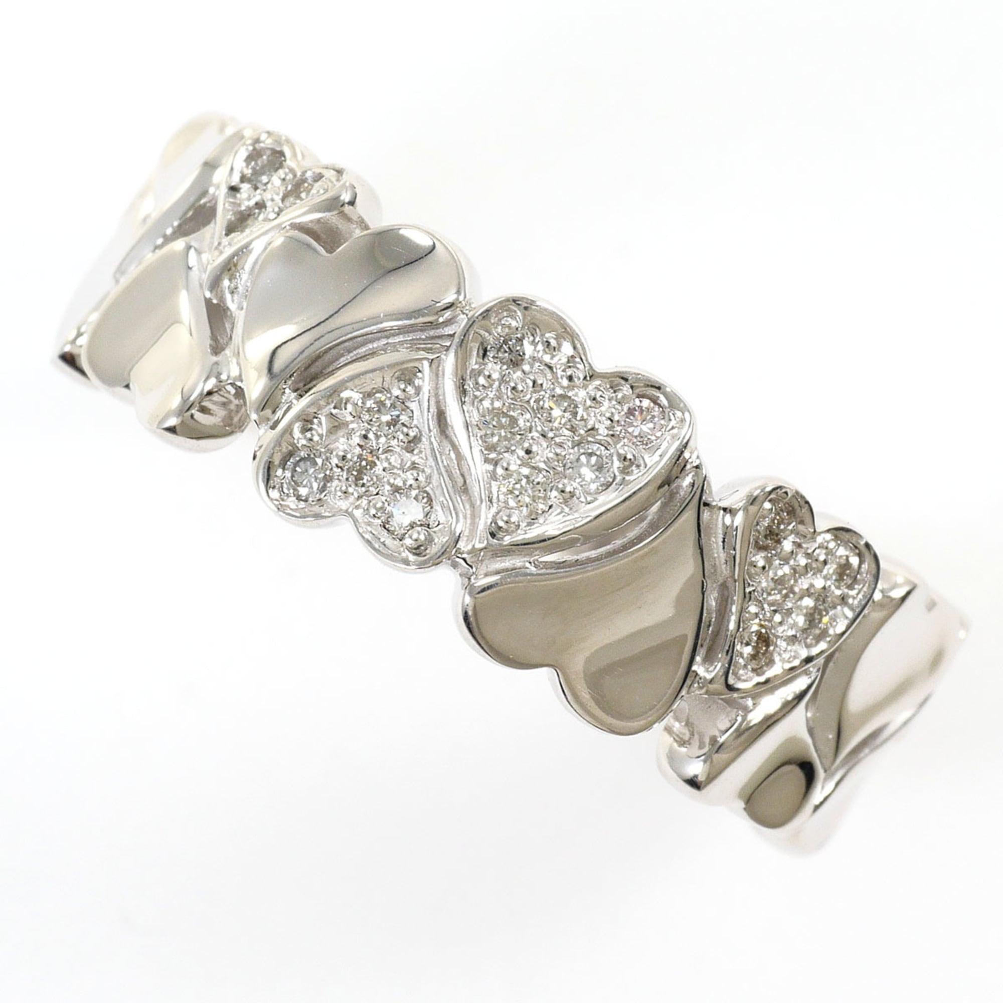 Unbranded White Gold White Gold (18K) Band Ring (Pre-Owned)