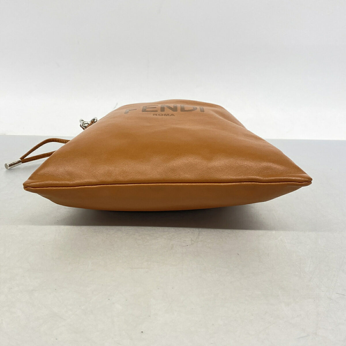 Fendi Brown Leather Shoulder Bag (Pre-Owned)