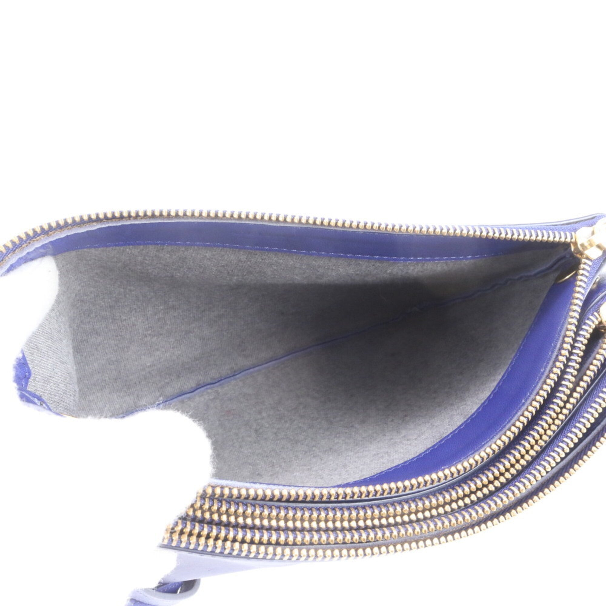 Celine Navy Leather Handbag Shoulder Bag Tote Bag (Pre-Owned)