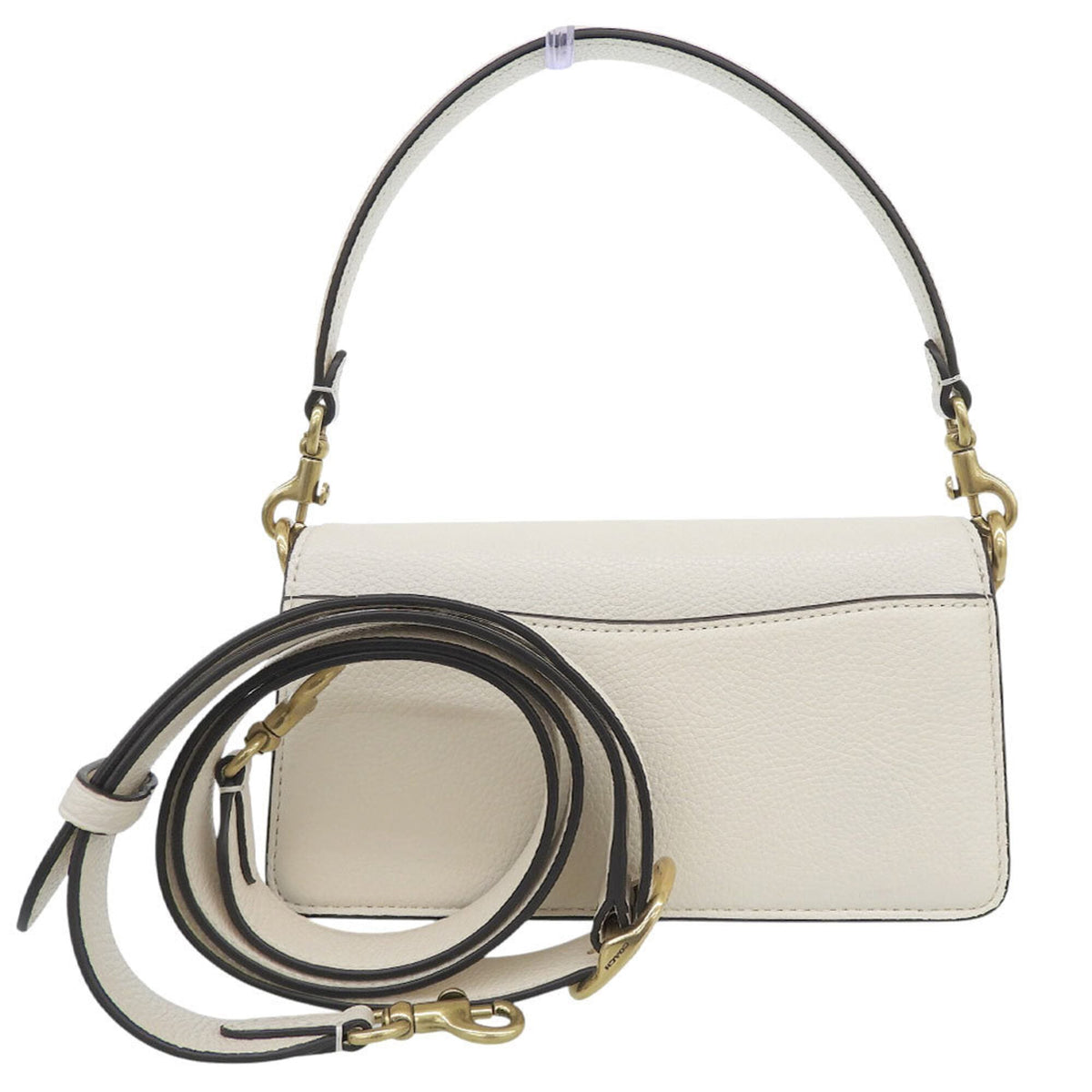 Coach White Leather Shoulder Bag (Pre-Owned)