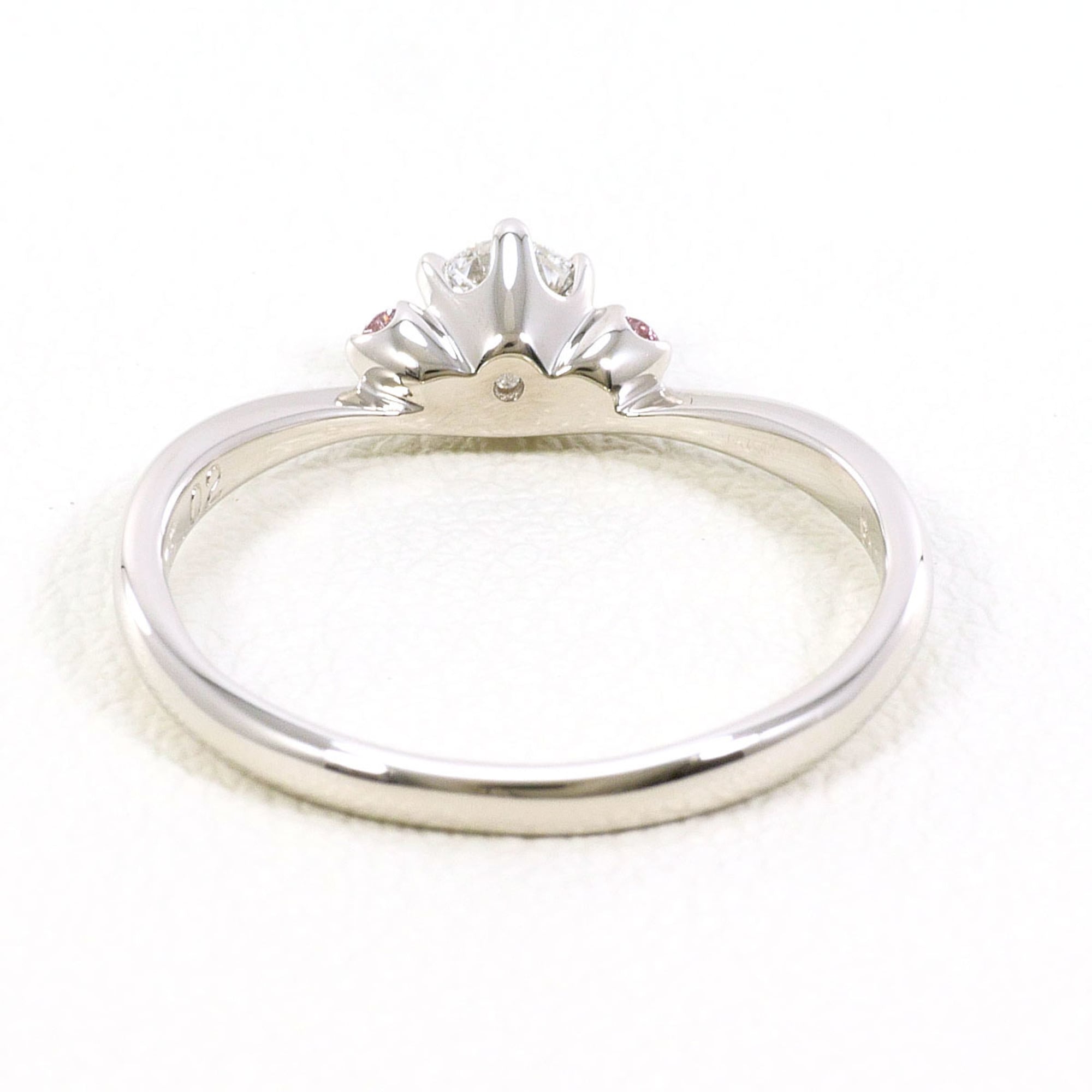 Unbranded Pink Platinum Platinum 900 Band Ring (Pre-Owned)