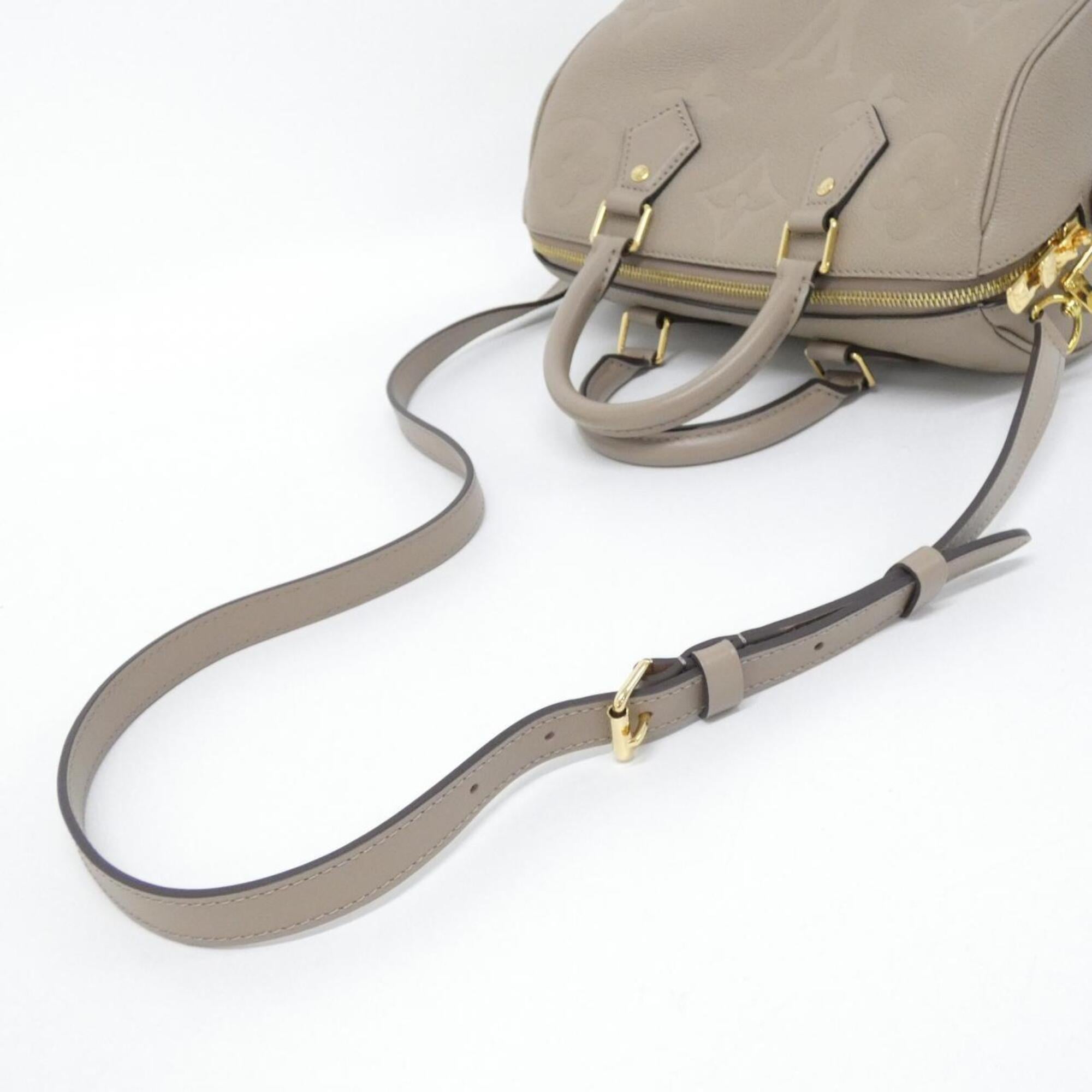 Louis Vuitton Beige Tourterelle Leather Boston Bag (Pre-Owned)