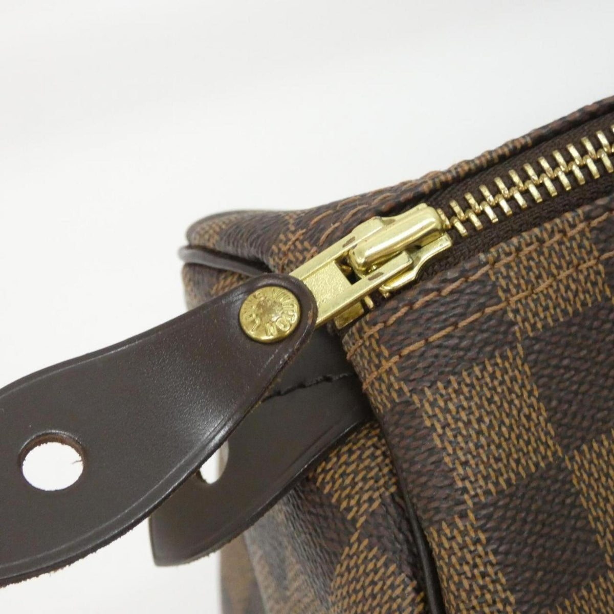 Louis Vuitton Ebene Coated Canvas Boston Bag (Pre-Owned)