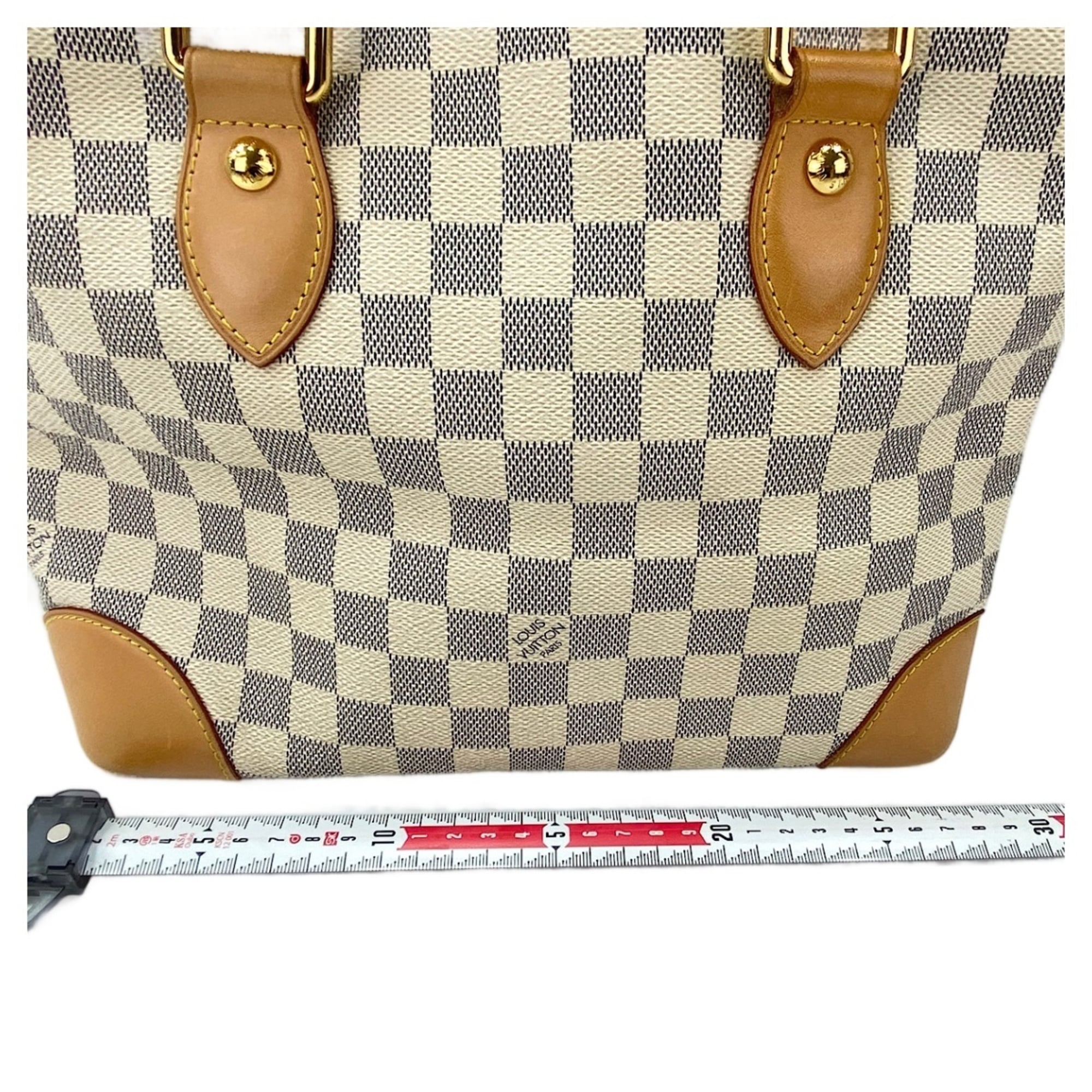 Louis Vuitton Damier Azur White Tote Bag (Pre-Owned)