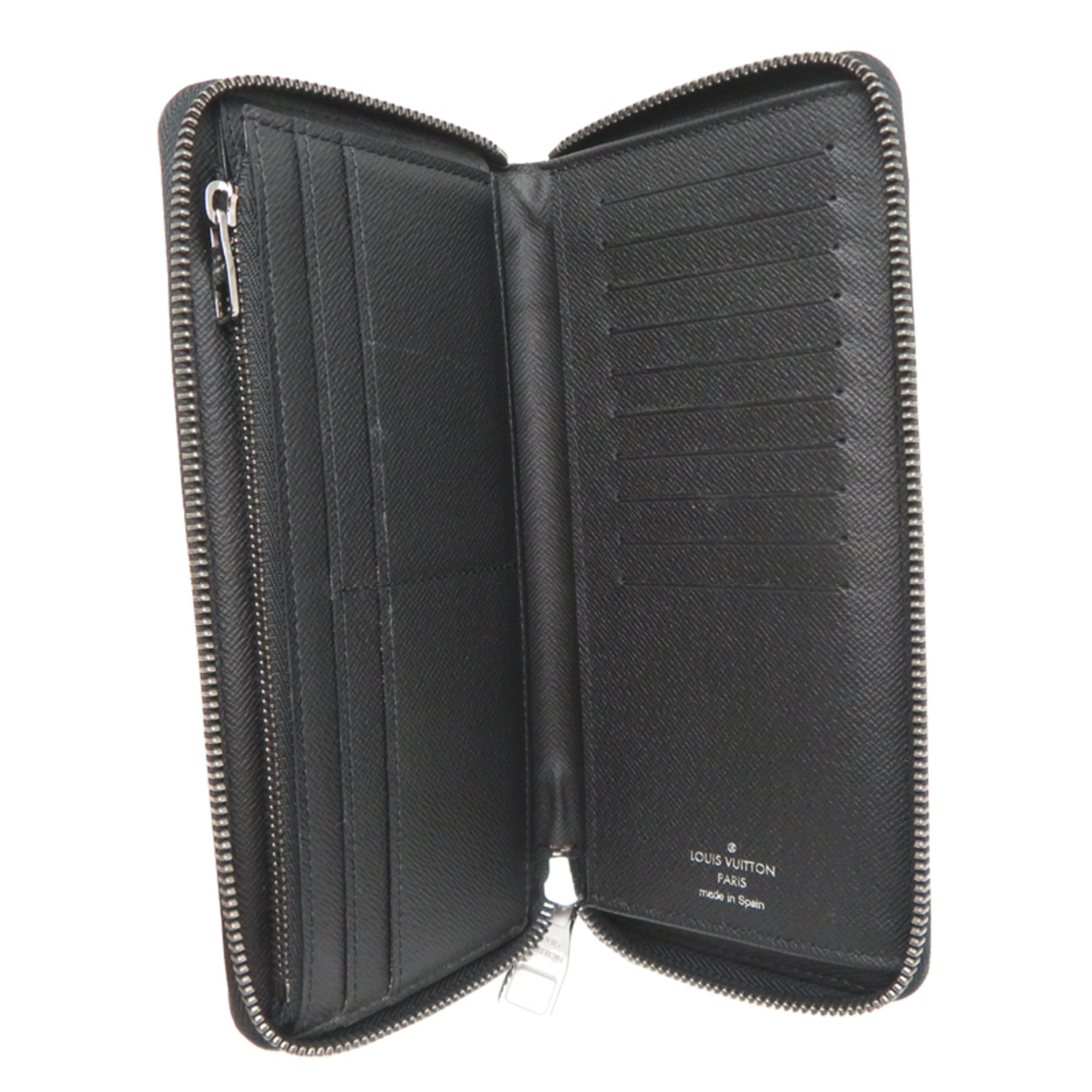 Louis Vuitton Black Monogram Eclipse Long Wallet (Bi-Fold) (Pre-Owned)